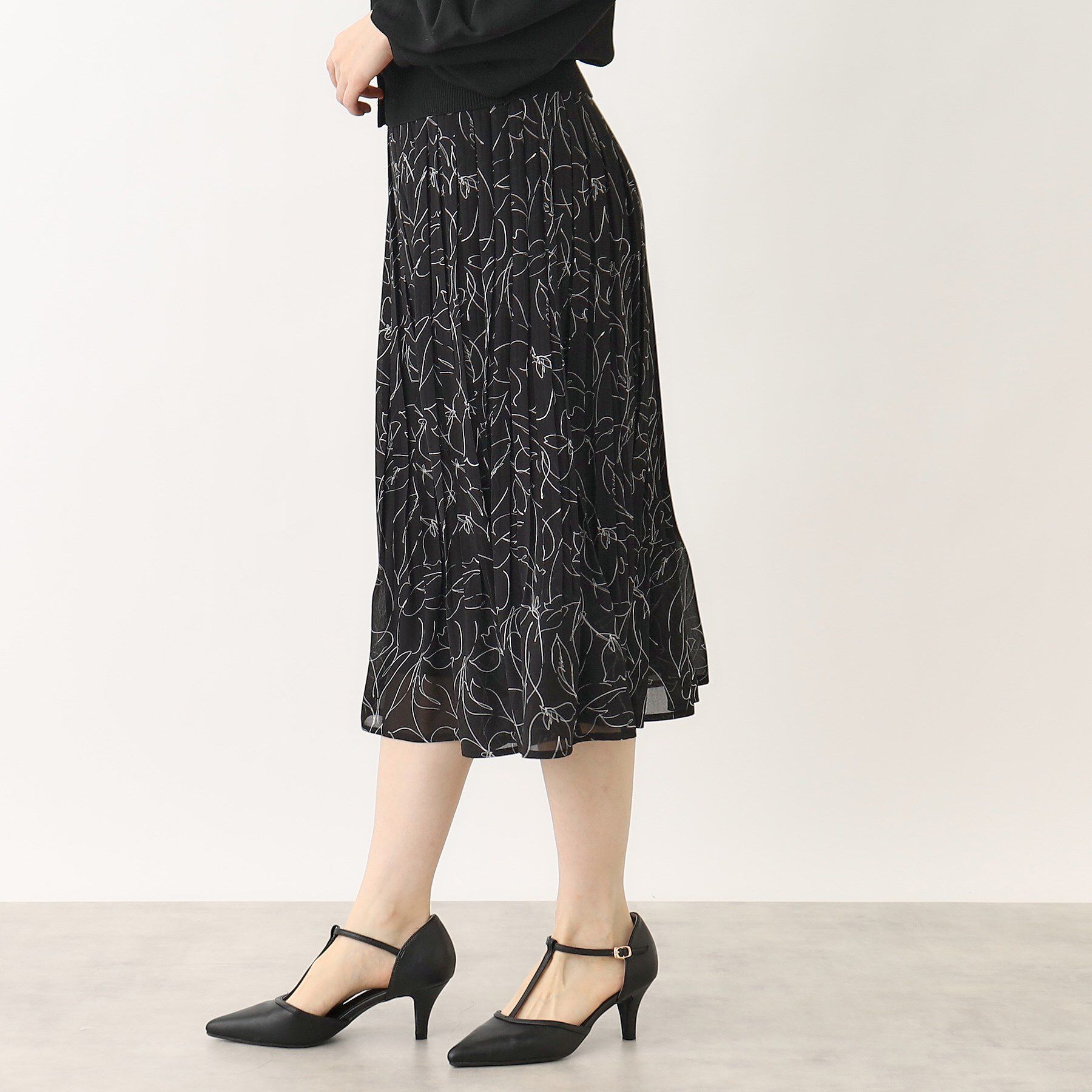 index「《新色追加》着丈が選べる！プリーツフレアスカート【イージーケア／防シワ／洗濯機洗い可】」|スカート|