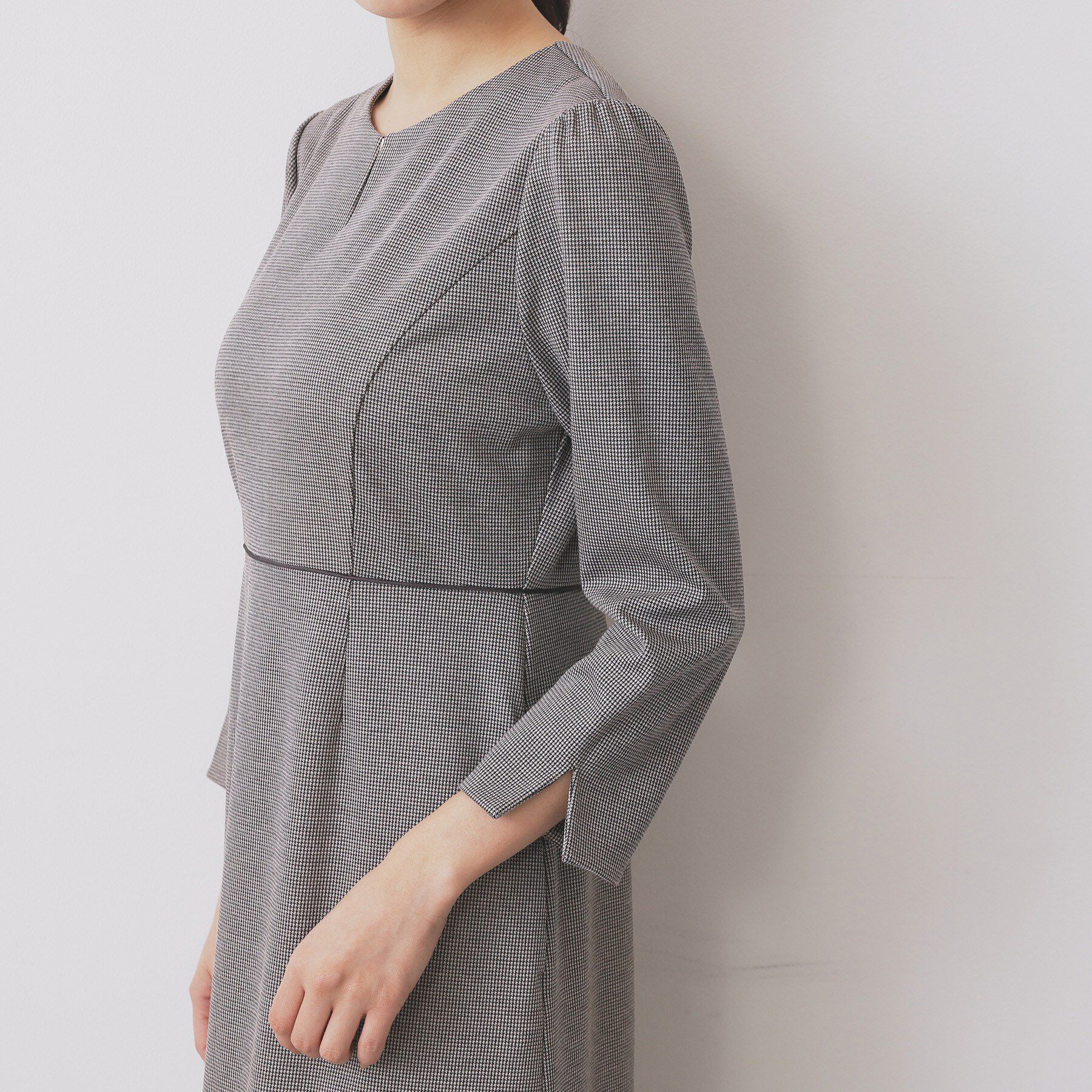 index「ストレッチキーネックワンピース【洗濯機OK/イージーアイロン】」|ワンピース|