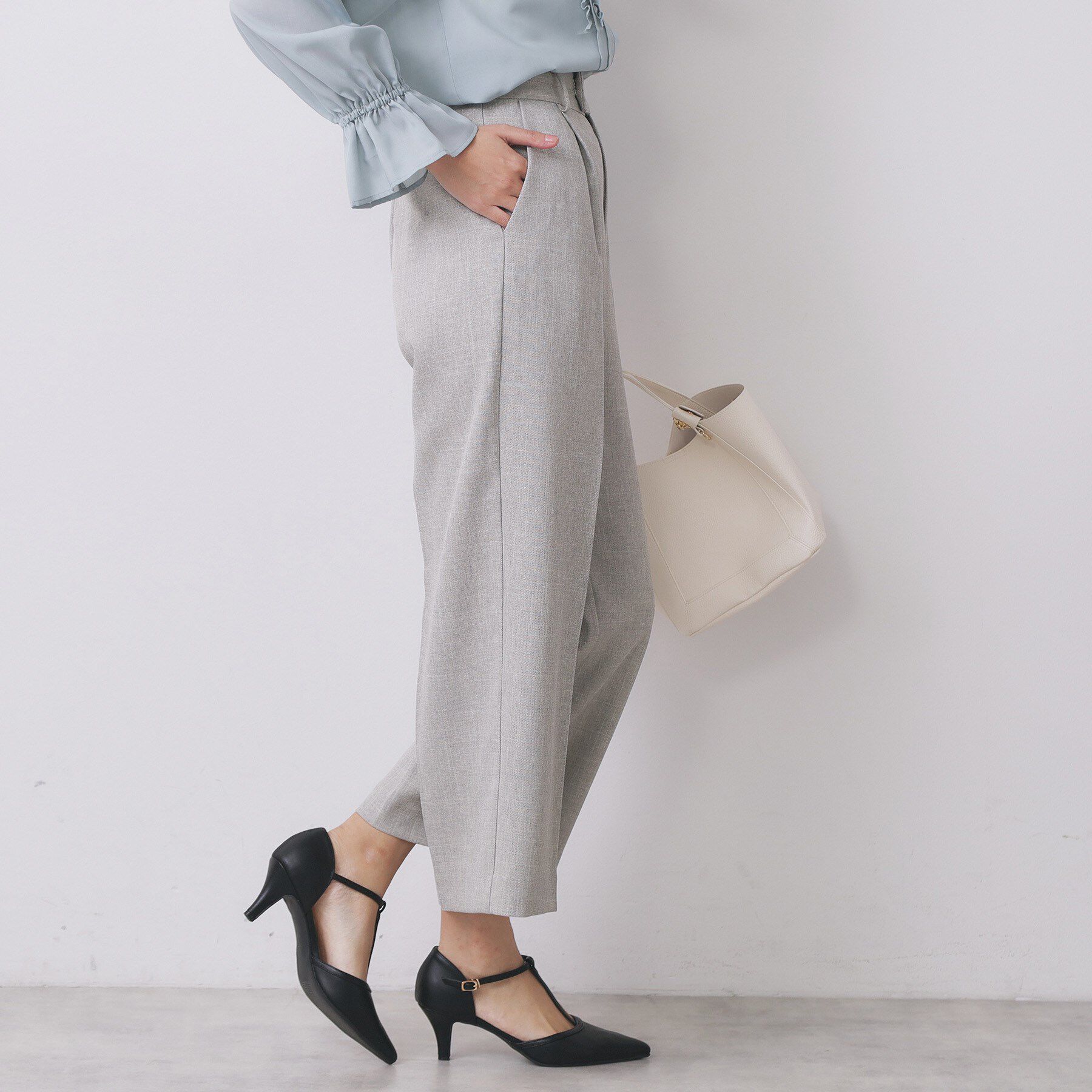 index「ワイドストレートパンツ/セットアップ対応可【洗濯機OK/イージーアイロン】」|その他|