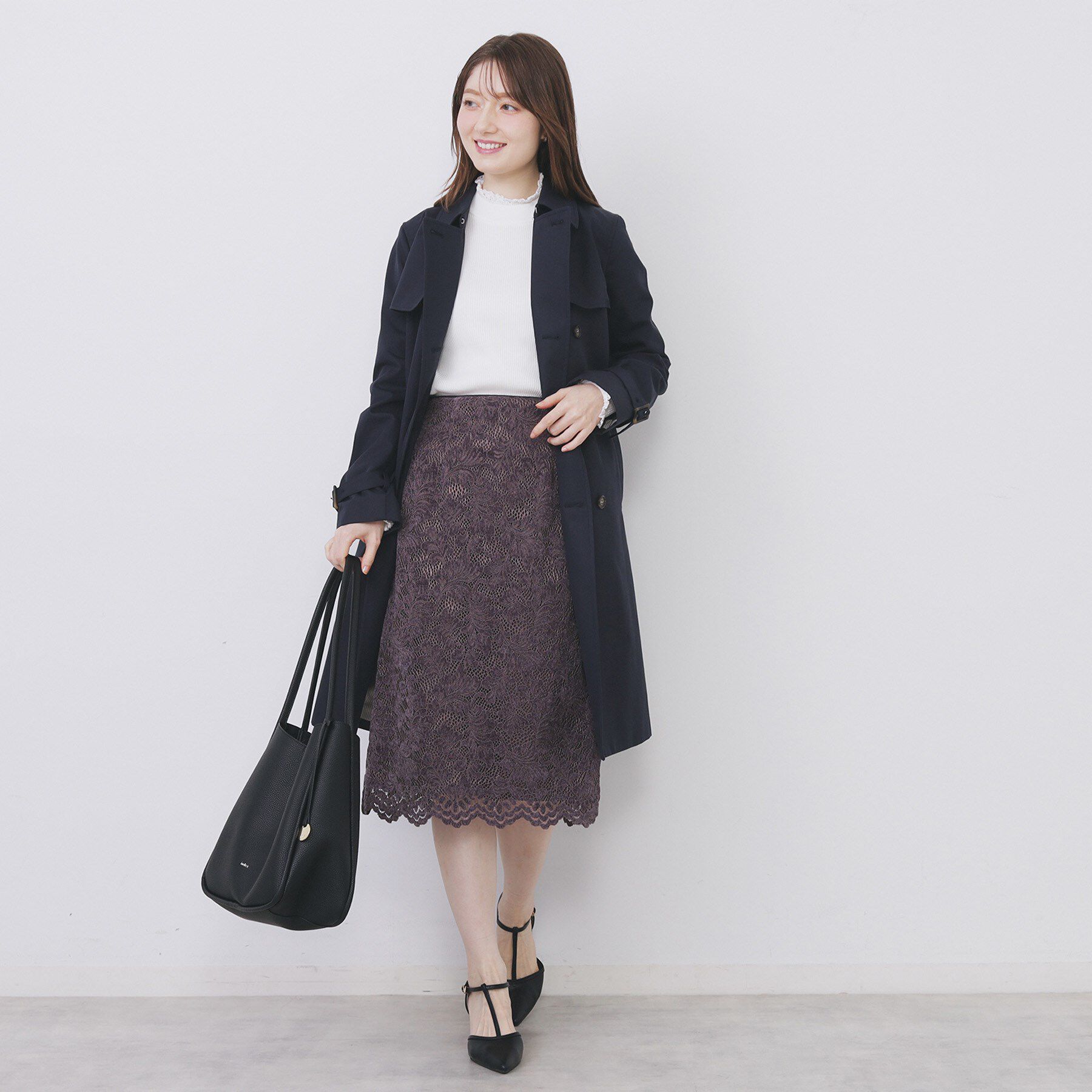 index「撥水トレンチコート【洗濯機OK/花粉対応】《XS～3L》」|トレンチコート|