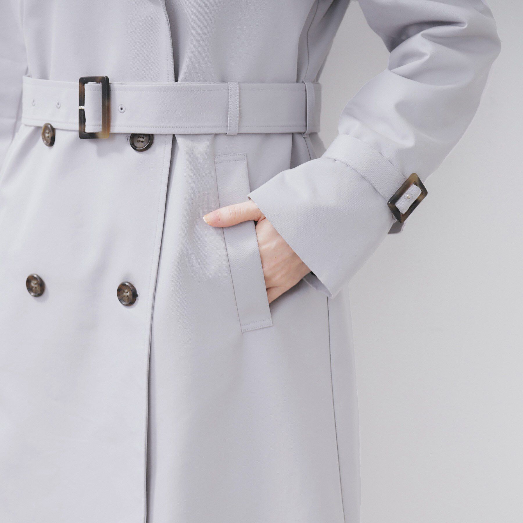 index「撥水トレンチコート【洗濯機OK/花粉対応】《XS～3L》」|トレンチコート|