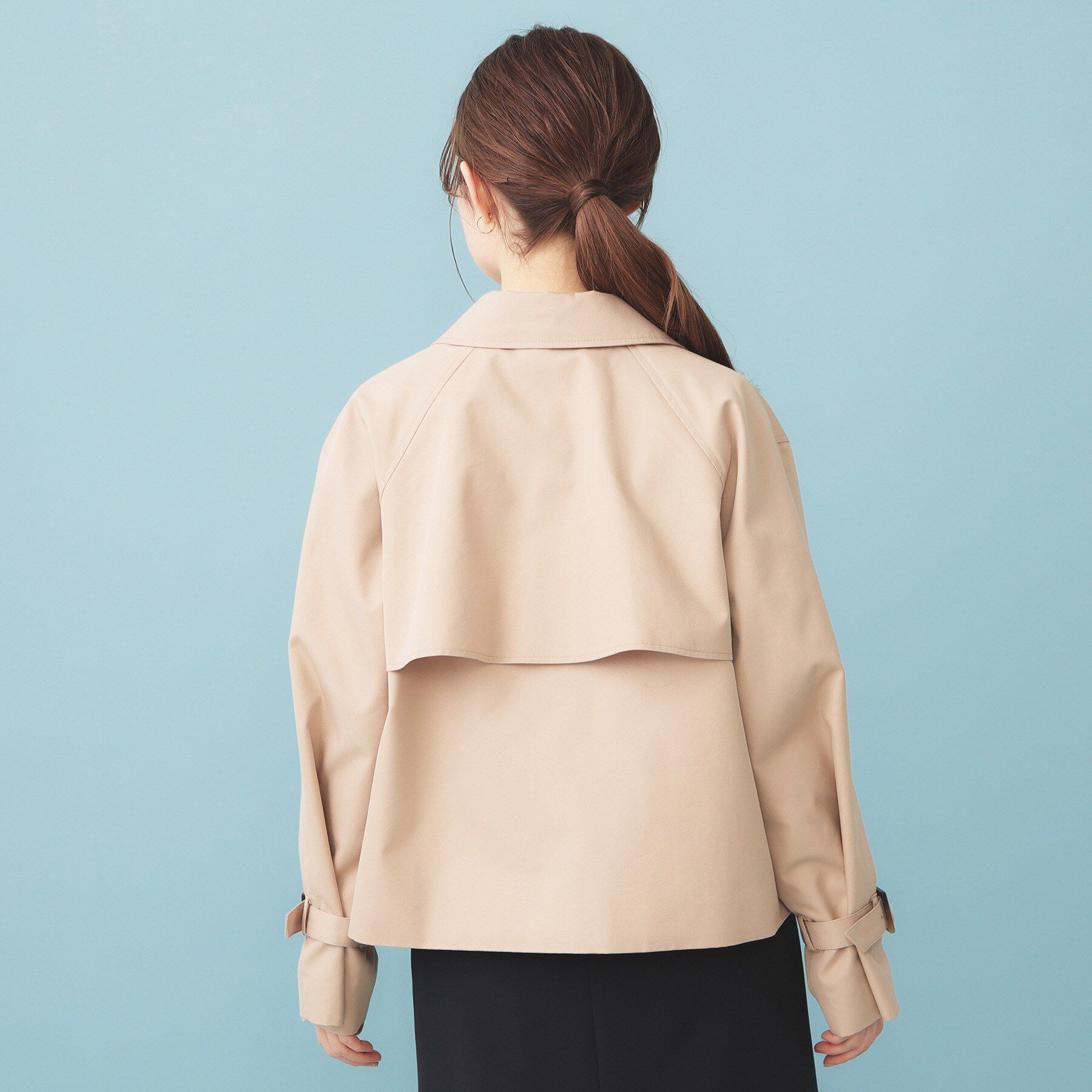 index「キャンディスリーブショートトレンチコート【洗濯機OK/撥水/防花粉】《5col》」|トレンチコート|