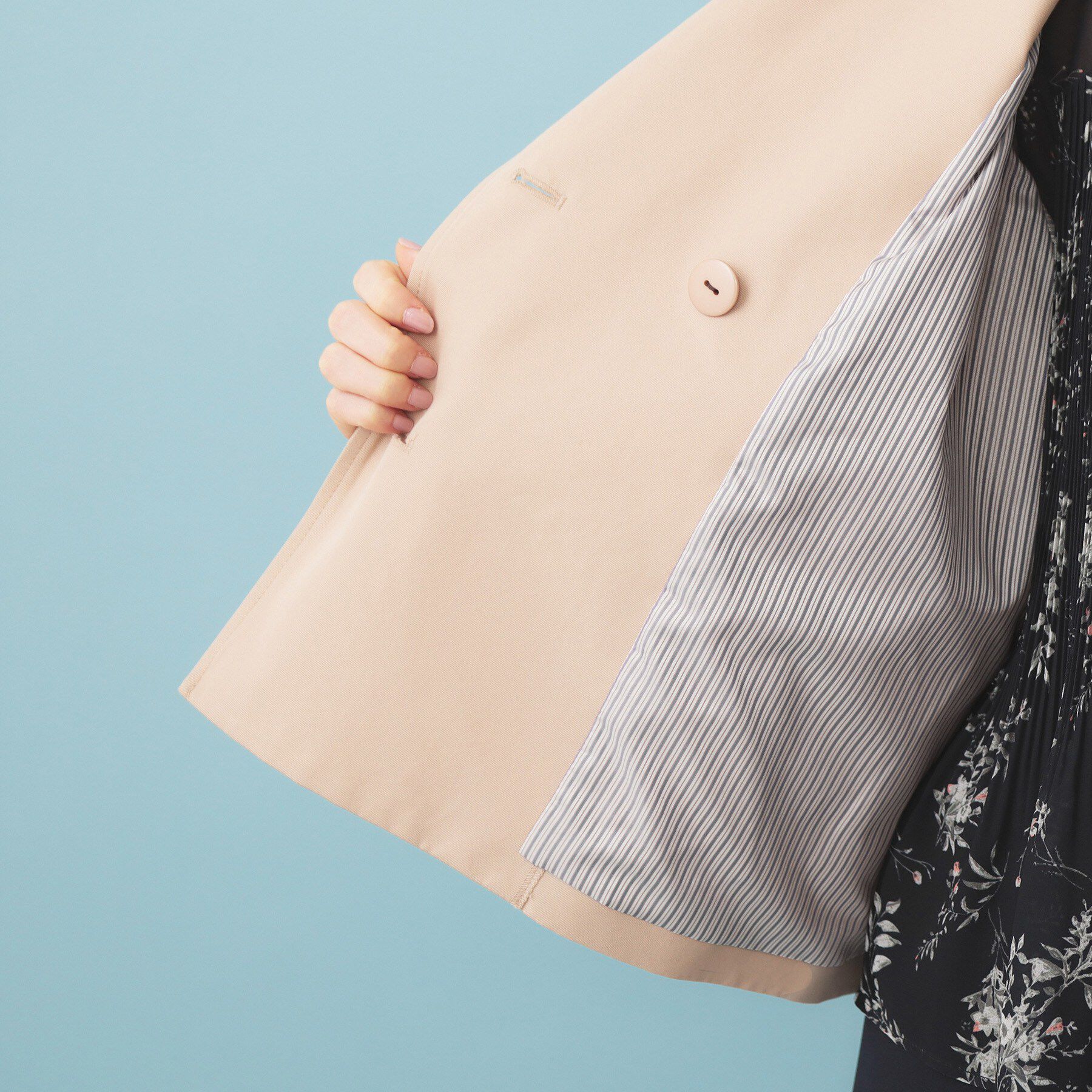 index「キャンディスリーブショートトレンチコート【洗濯機OK/撥水/防花粉】《5col》」|トレンチコート|