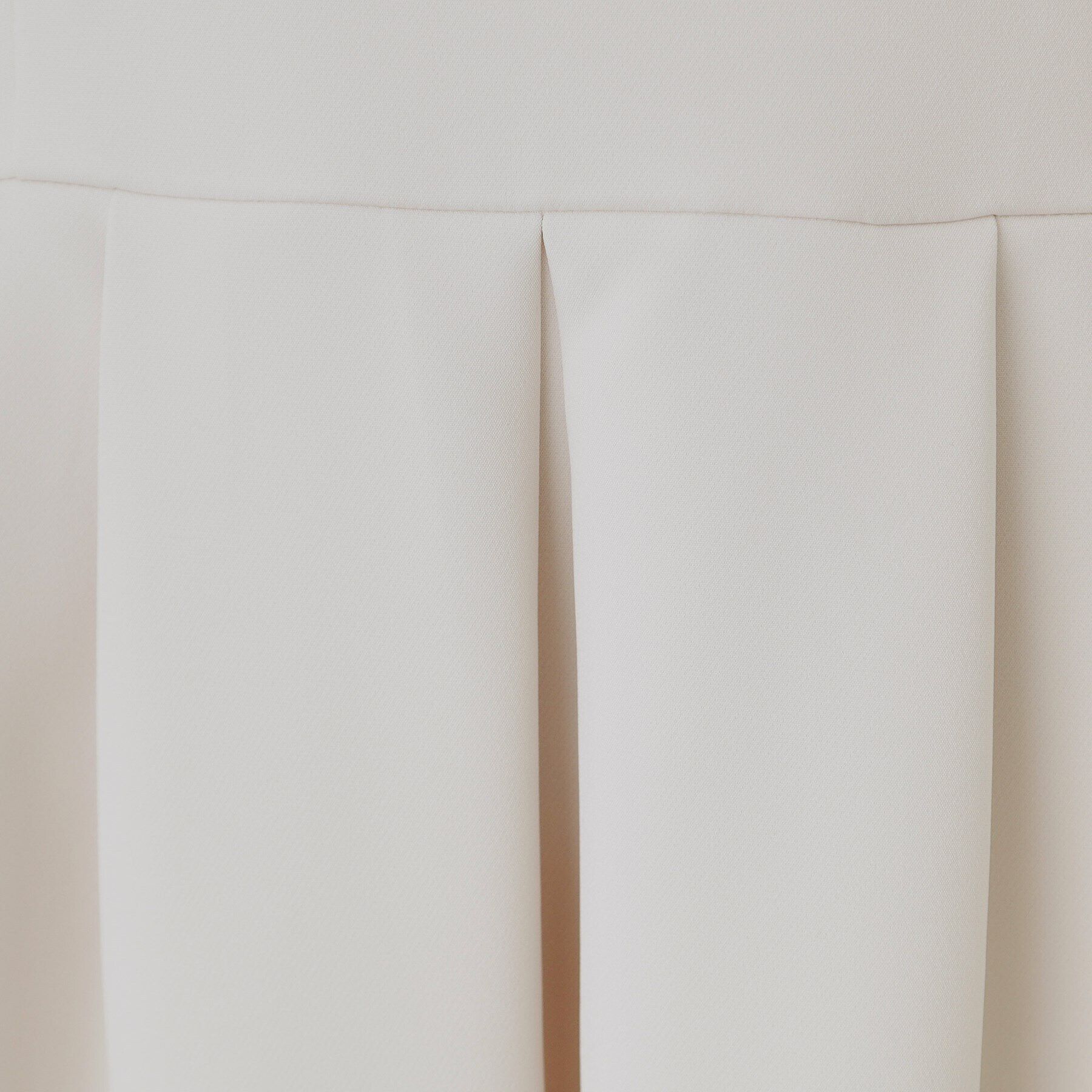 OPAQUE.CLIP「《通勤/セットアップ対応》タックフレアワンピース/ダブルクロス【洗濯機洗い可】」|ワンピース|