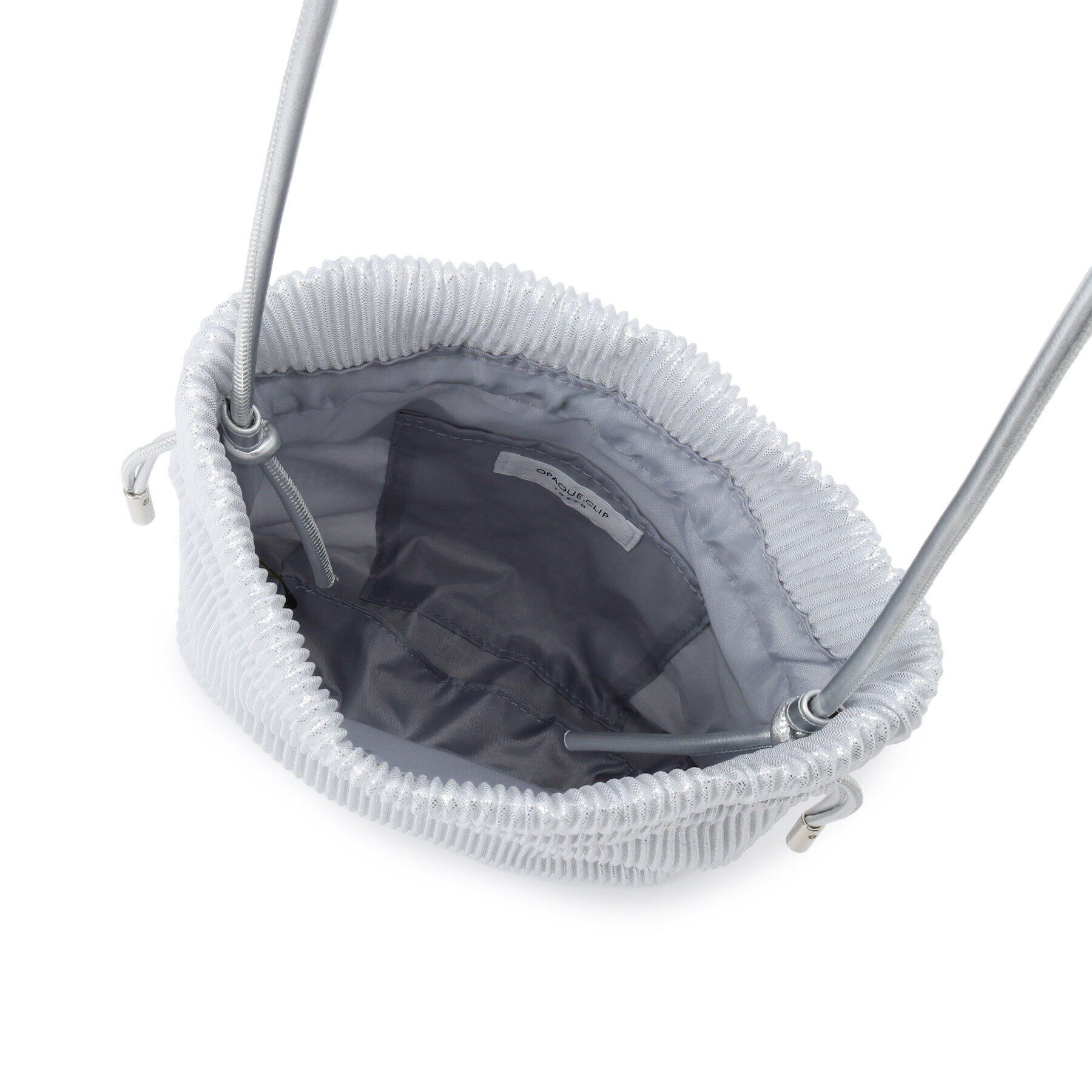 OPAQUE.CLIP「【長さ調整可能】プリーツドロストミニショルダーバッグ」|ショルダー・メッセンジャー|