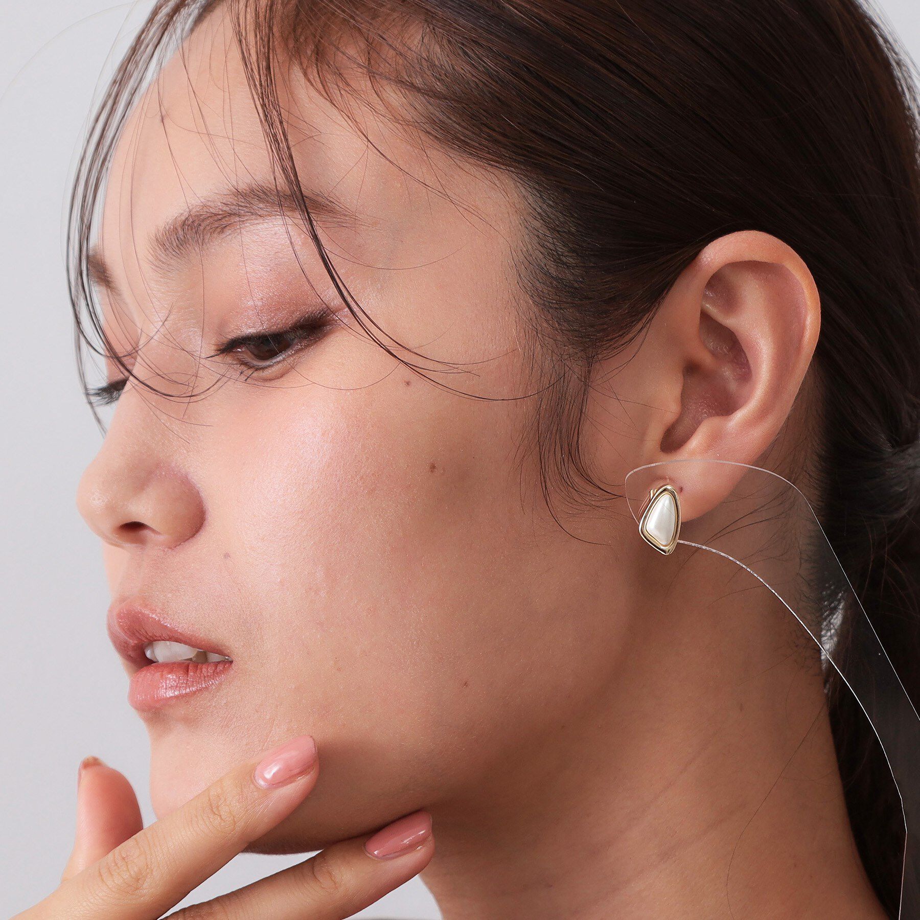OPAQUE.CLIP「ドロップ型ピアス」|ピアス|