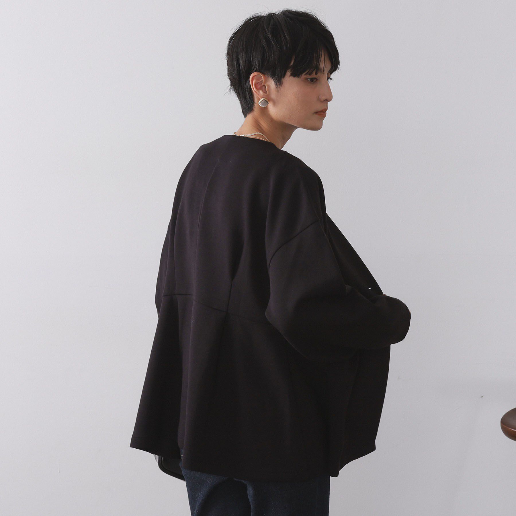 OPAQUE.CLIP「ペプラムカーディガン【UVケア/洗濯機OK】」|カーディガン|