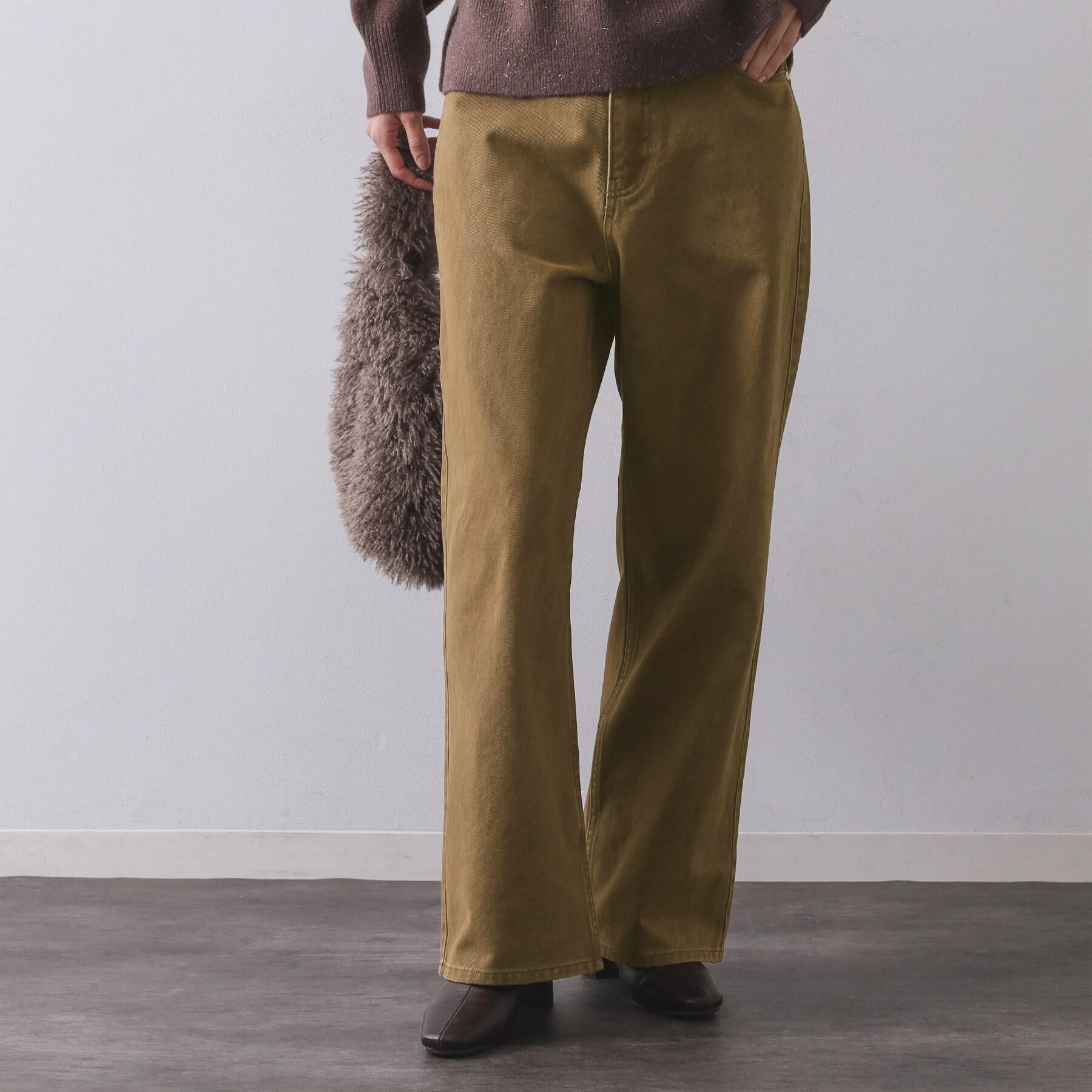 OPAQUE.CLIP「ヴィンテージカラーワイドストレートパンツ【洗濯機OK】」|その他|