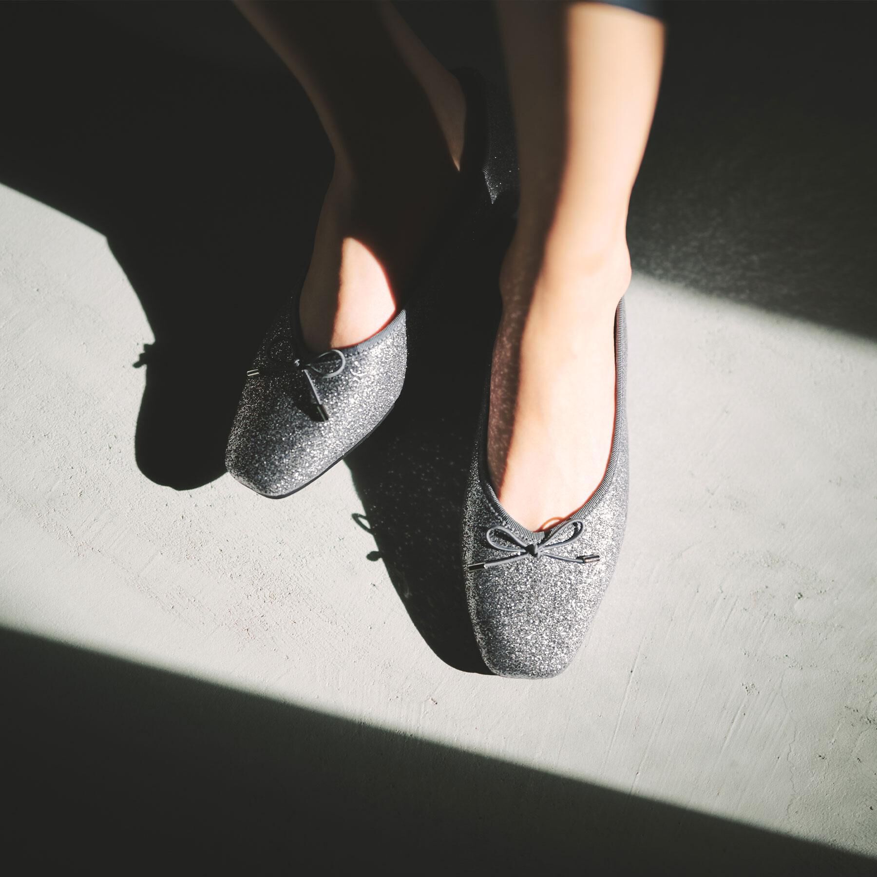 OPAQUE.CLIP「【低反発】フラットバレエシューズ」|パンプス|