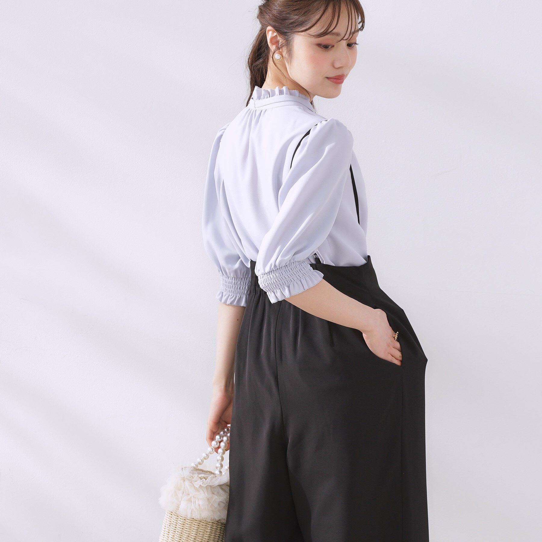 Couture broach「【マシンウォッシャブル・きれいめ】キャミロンパース」|その他|