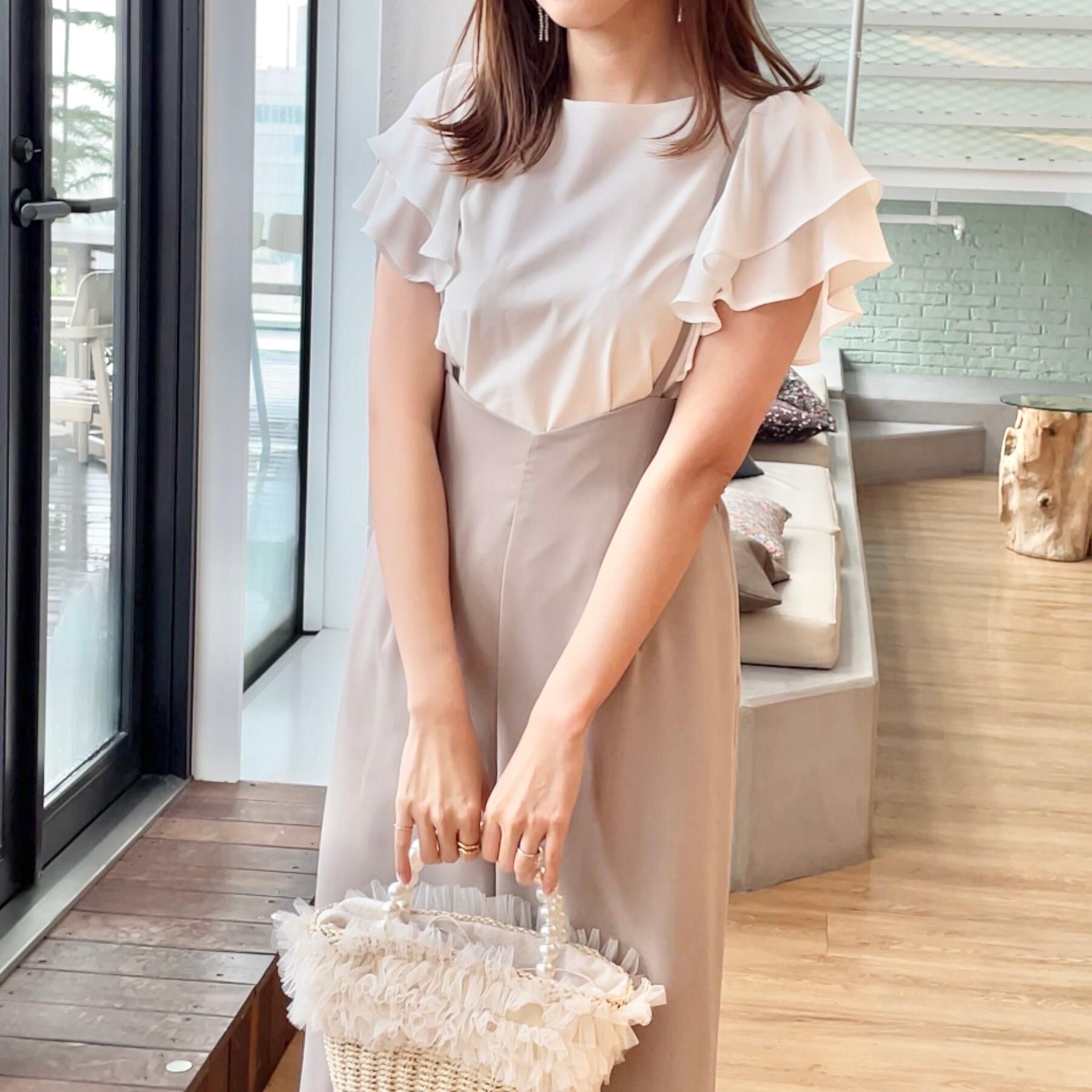 Couture broach「【マシンウォッシャブル・きれいめ】キャミロンパース」|その他|