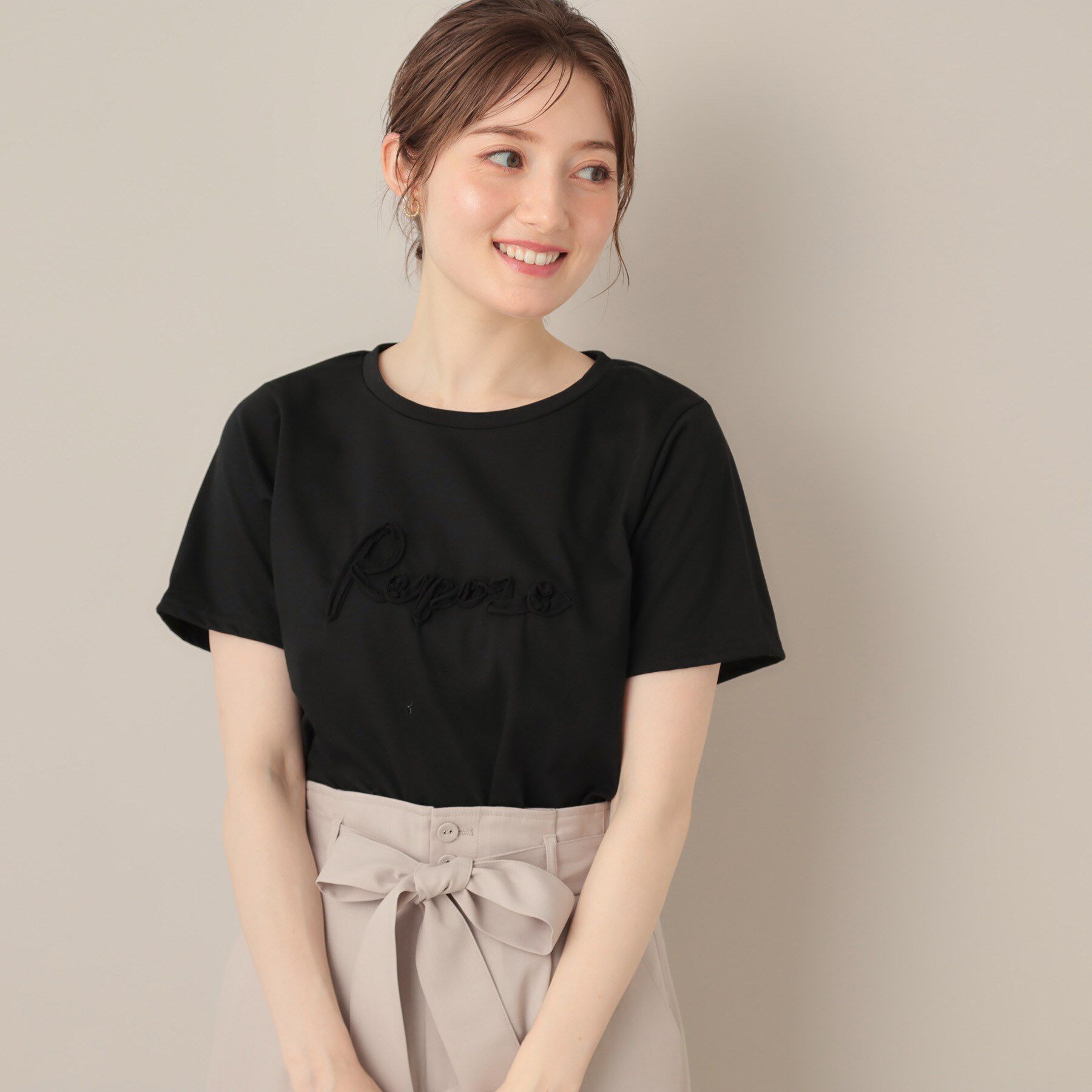 Couture broach「テープ刺繍ロゴT」|Tシャツ・カットソー|