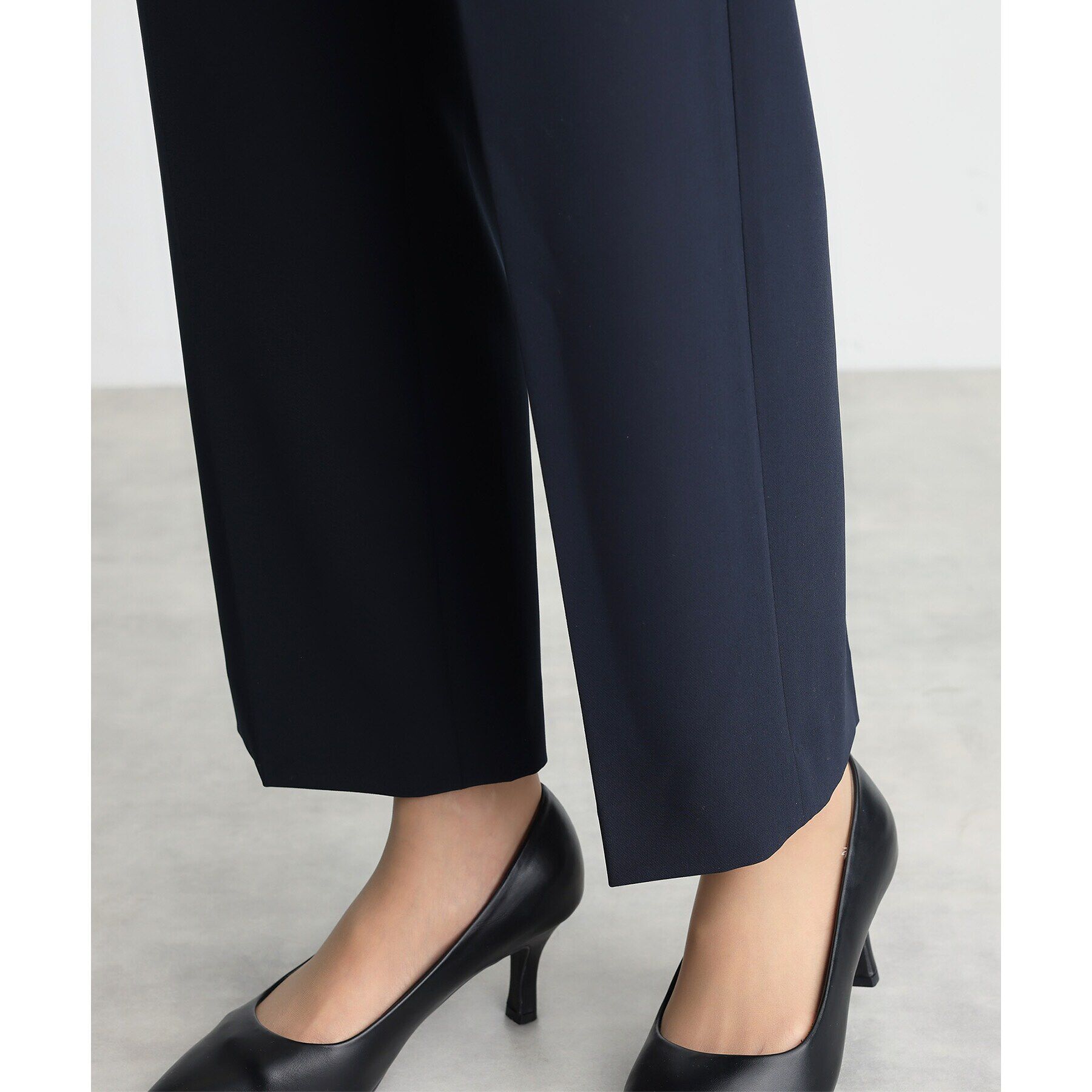 THE SHOP TK「【汚れ防止／シワになりにくい／セレモニー／通勤】ダブルクロスワイドパンツ／洗える／サスティナブル」|その他|