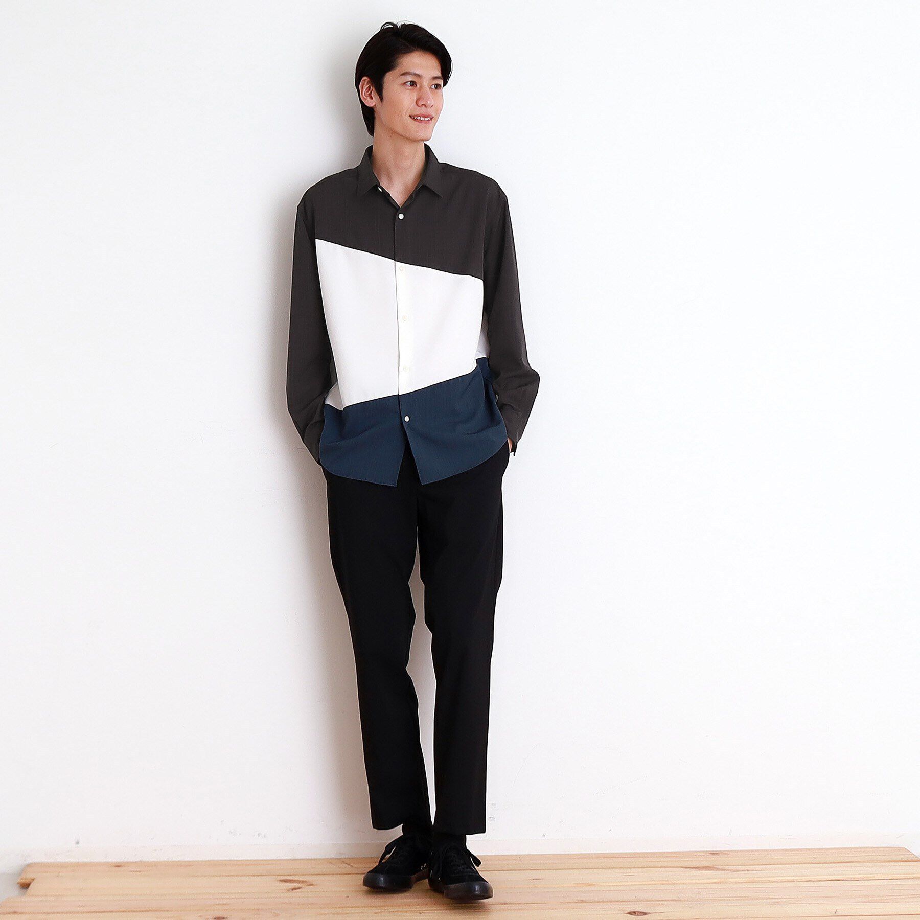 THE SHOP TK「ドライタッチ長袖シャツ」|シャツ・ブラウス|