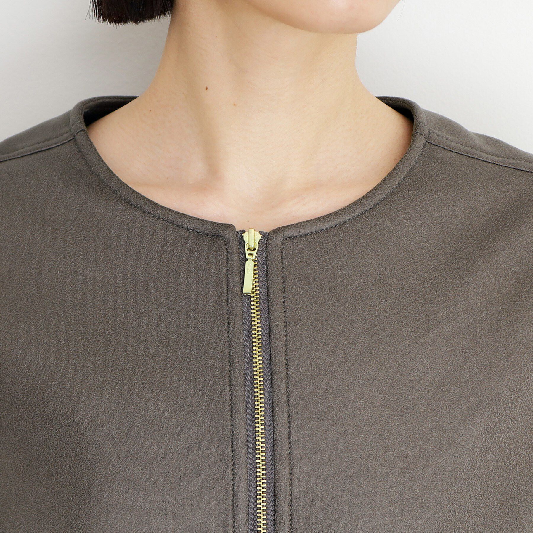 THE SHOP TK「ノーカラーブルゾン」|ブルゾン・スタジャン|