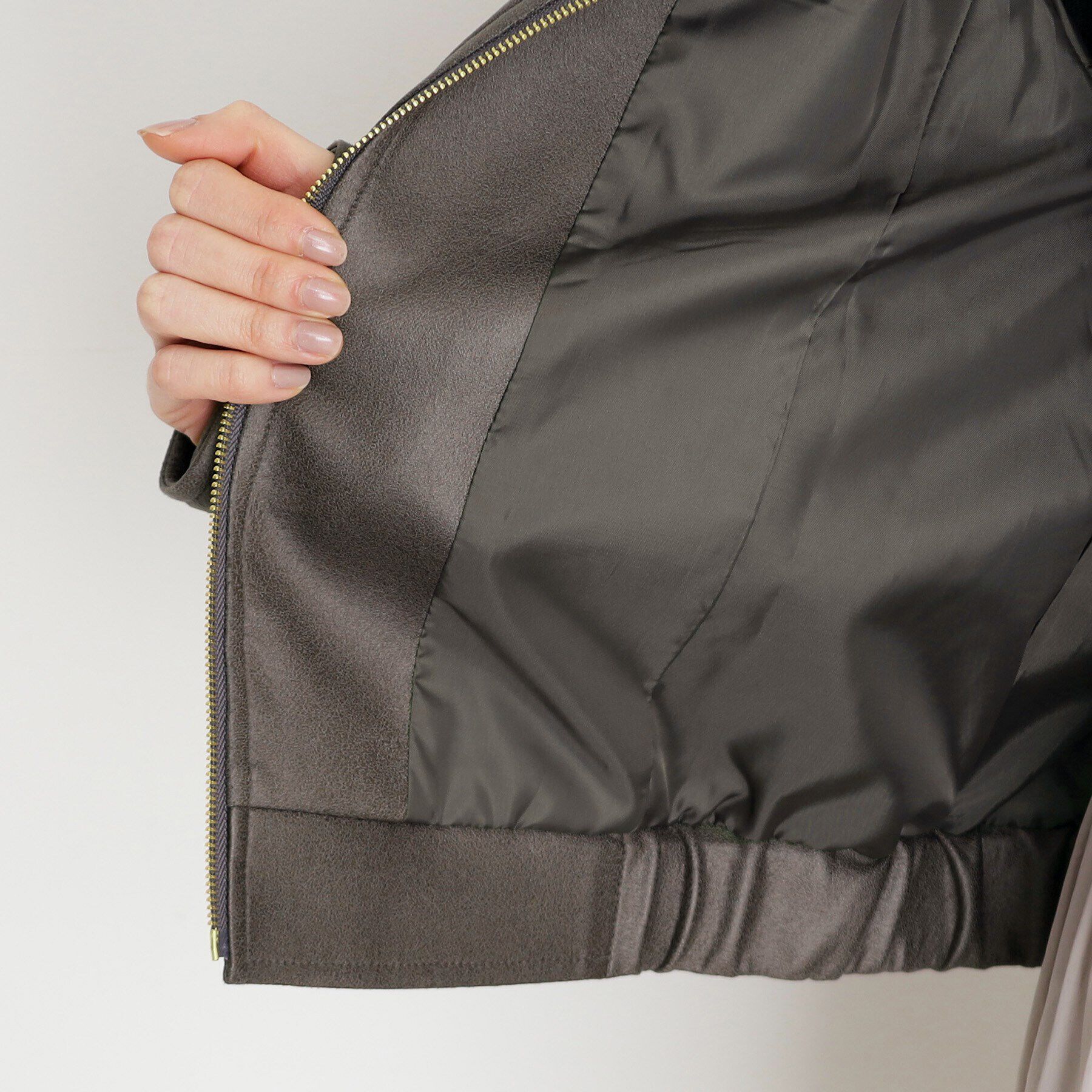 THE SHOP TK「ノーカラーブルゾン」|ブルゾン・スタジャン|