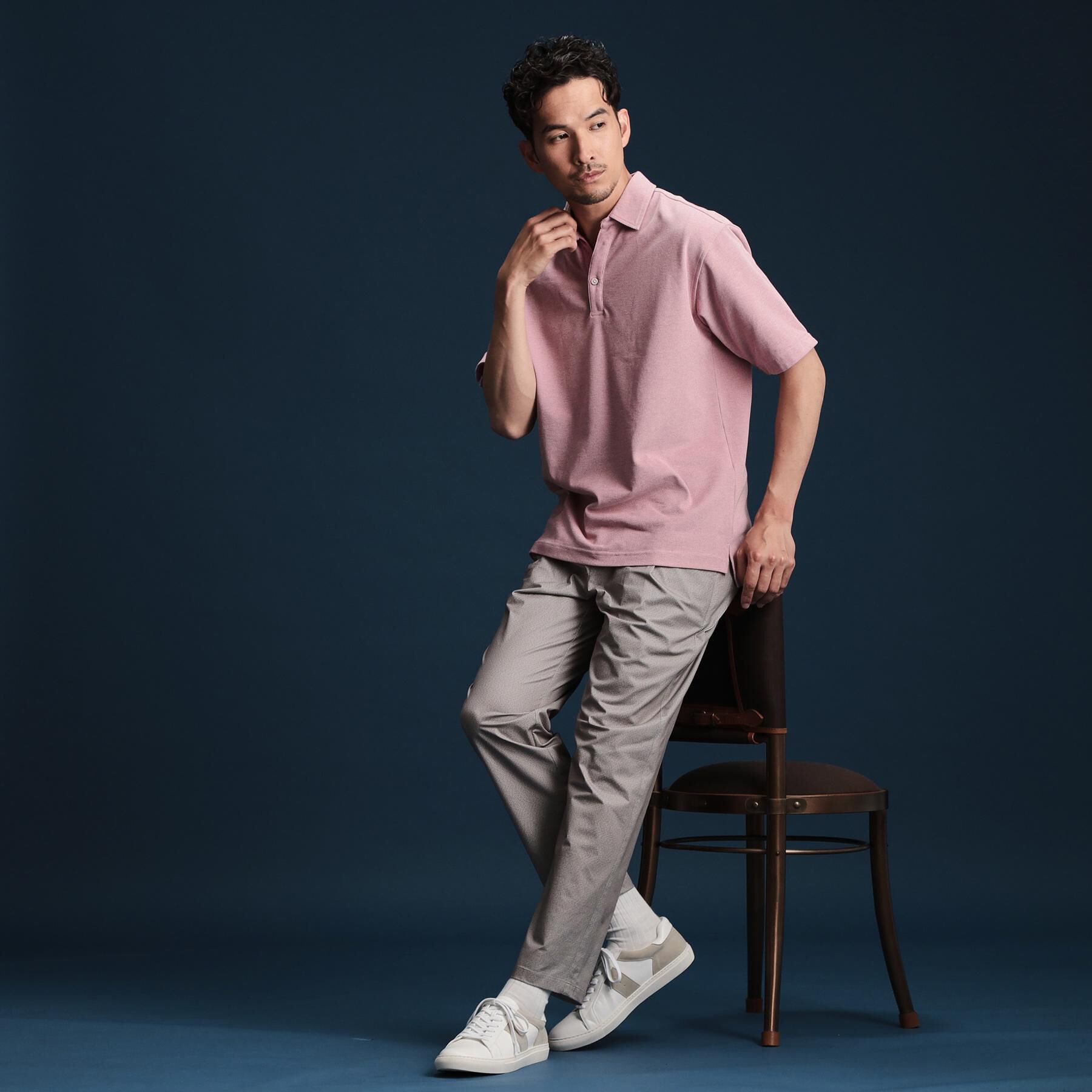 THE SHOP TK「シャンブレーカノコスキッパーポロシャツ」|ポロシャツ|