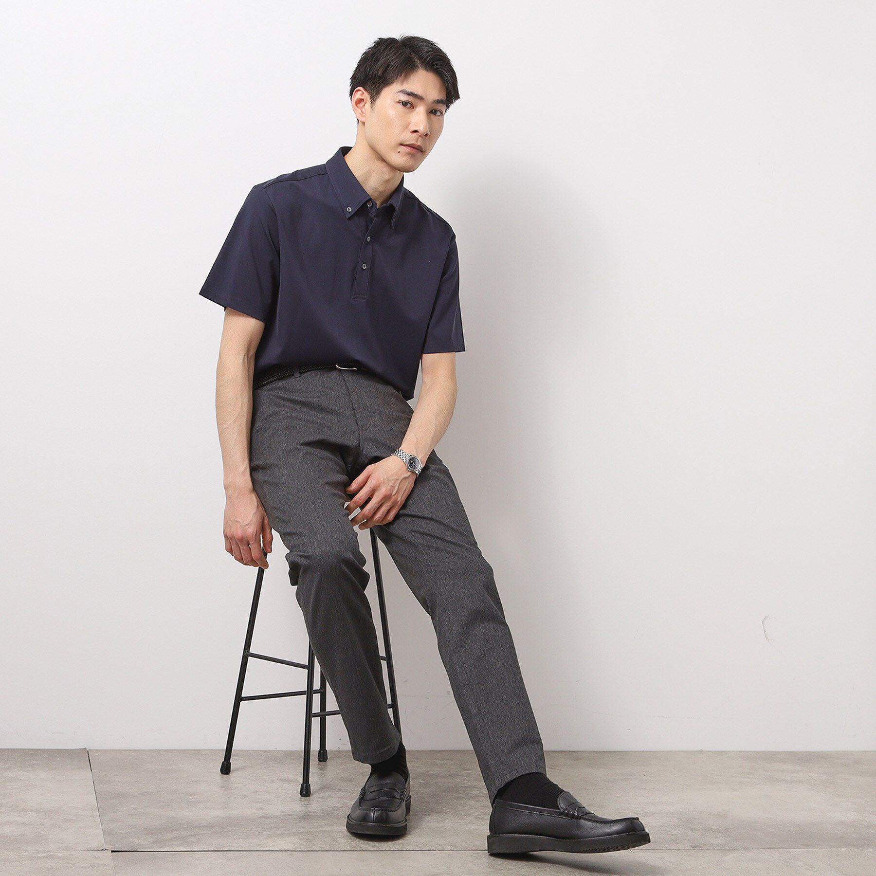 THE SHOP TK「【ひんやり快適ビジネス兼用パンツ】7DAYSパンツ COOL 接触冷感/ストレッチ/ON・OFF兼用」|その他|