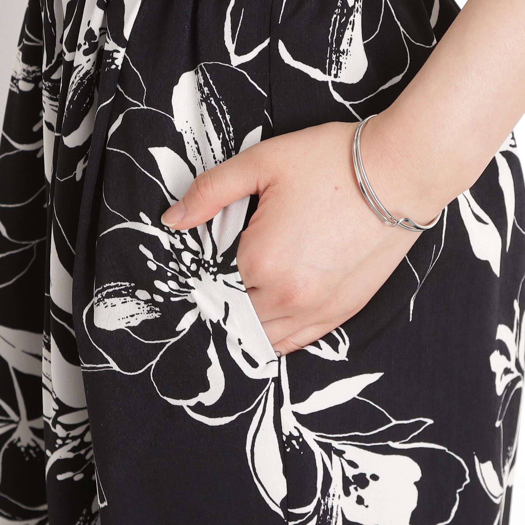 THE SHOP TK「フラワープリントイージーパンツ【洗える】」|その他|