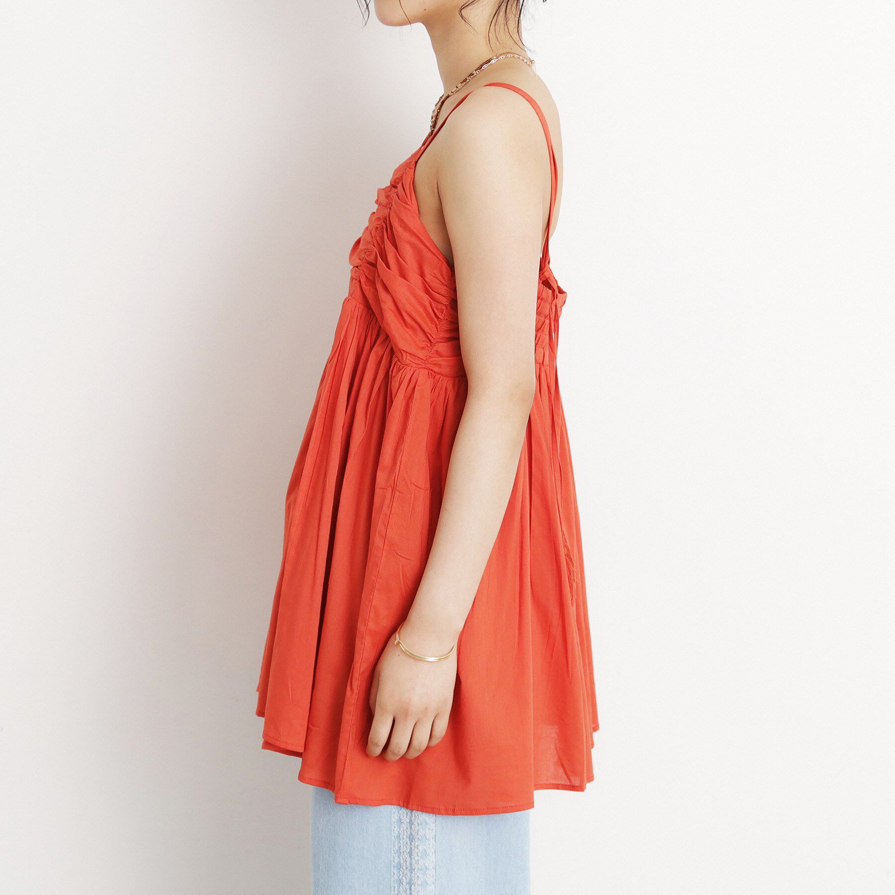 THE SHOP TK「ギャザーチュニック【洗える】」|チュニック|