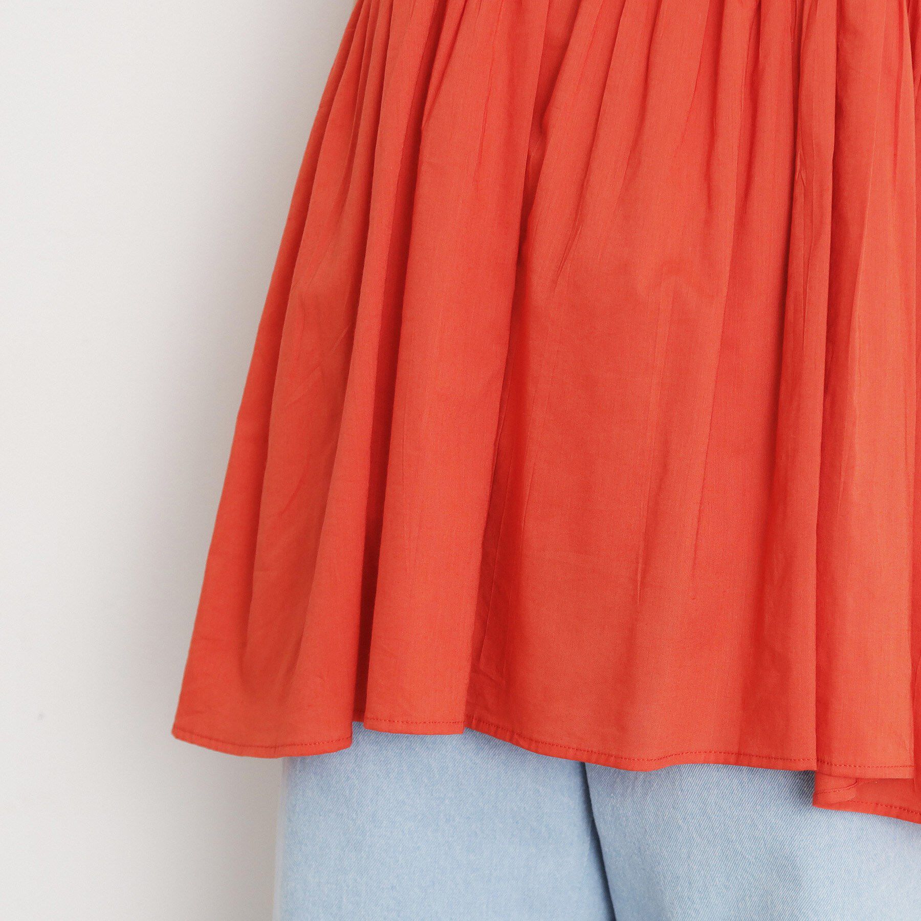 THE SHOP TK「ギャザーチュニック【洗える】」|チュニック|