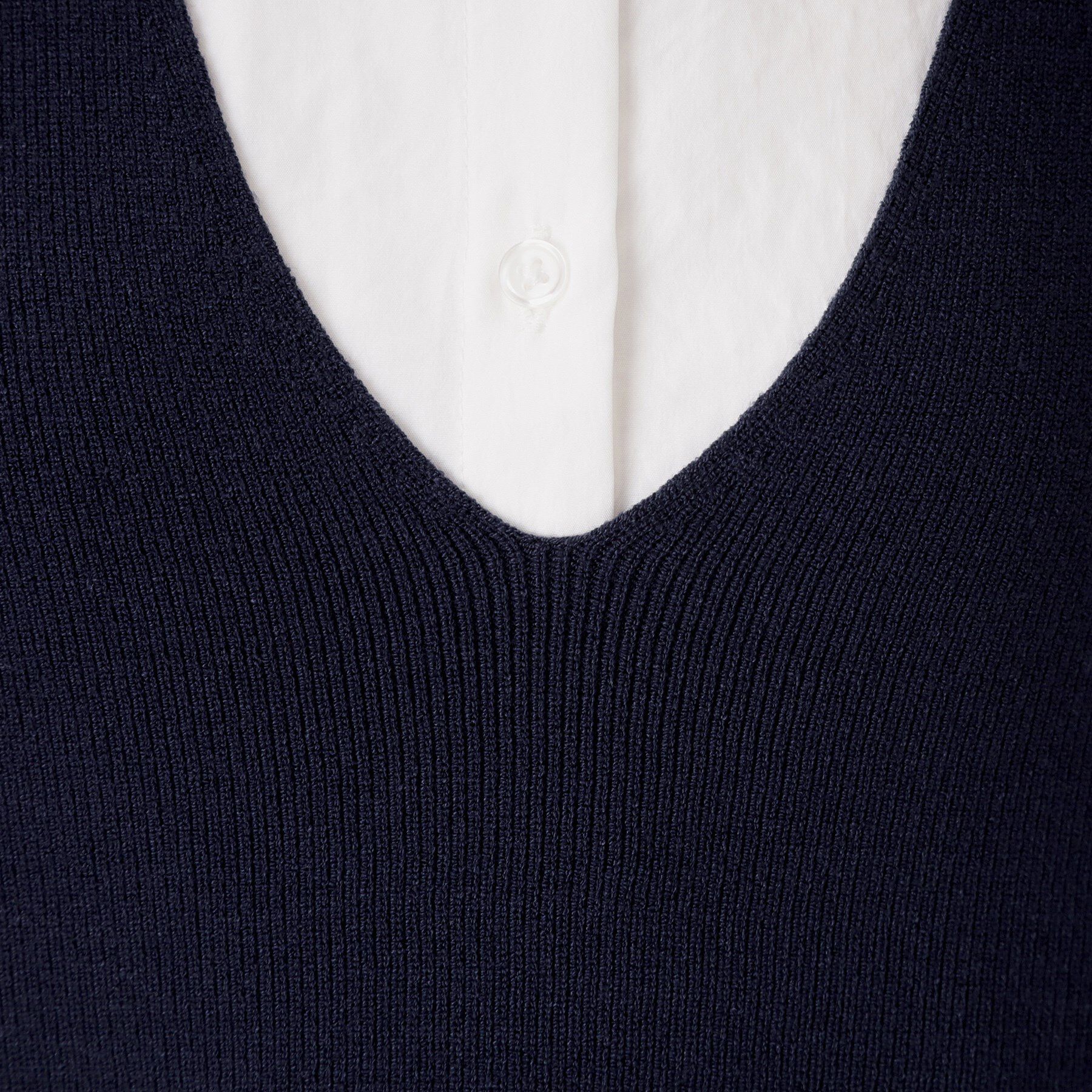 THE SHOP TK「【春まで着られる】ニットベスト＆ブラウスセット/洗濯機OK」|シャツ・ブラウス|