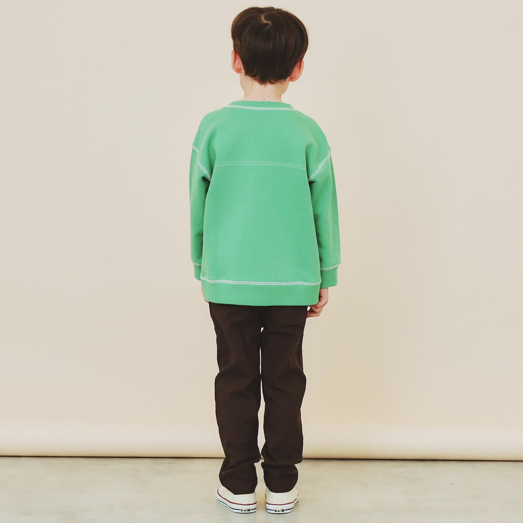 THE SHOP TK「【110-160】カラーロック裏毛プルオーバー」|Tシャツ・カットソー|