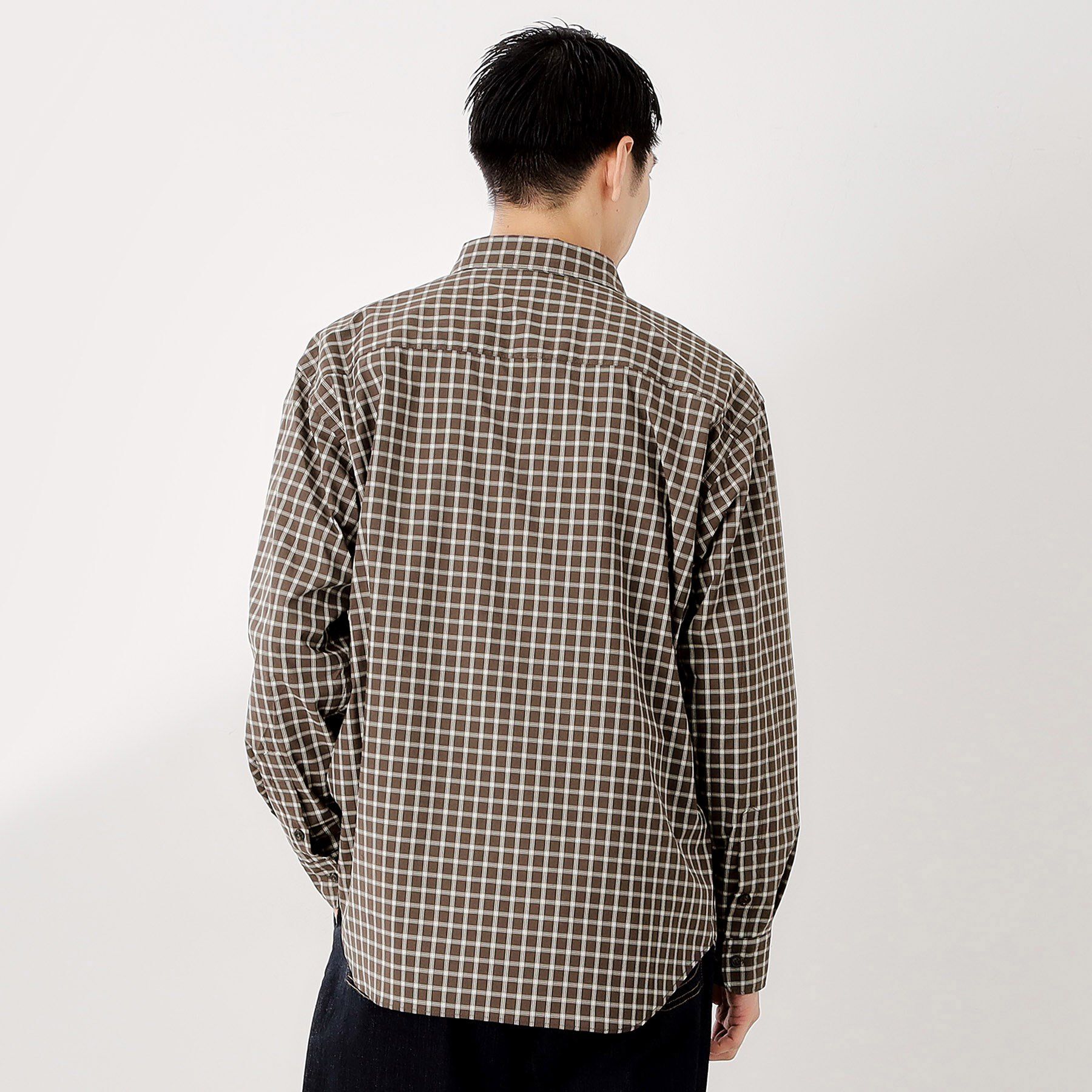 THE SHOP TK「チェック＆ストライプ アソート長袖シャツ【洗濯機OK】」|シャツ・ブラウス|