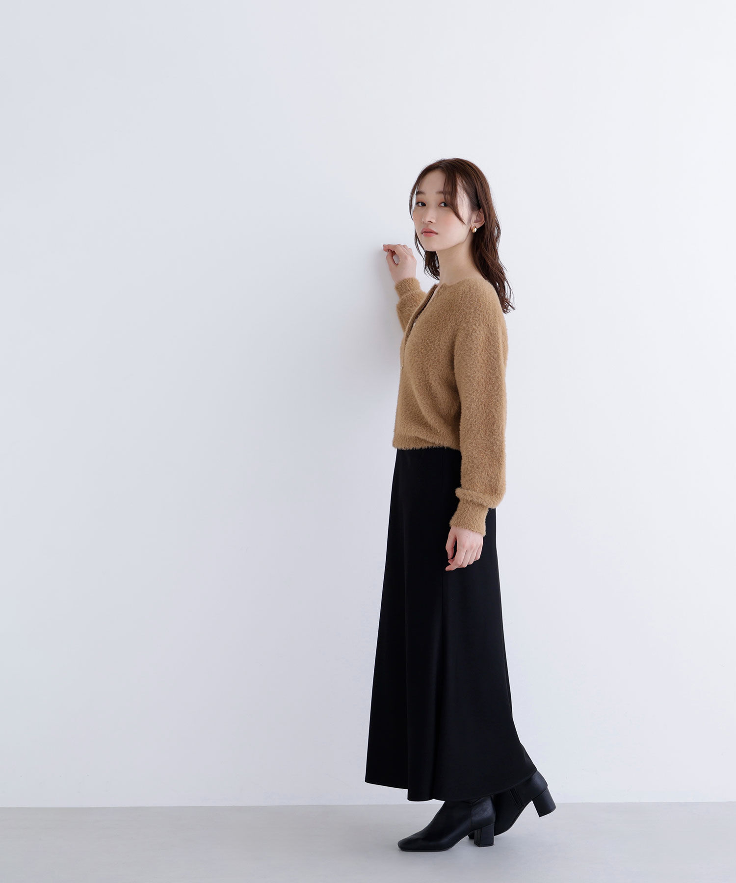  「バイアスサテンナロースカート」|スカート|