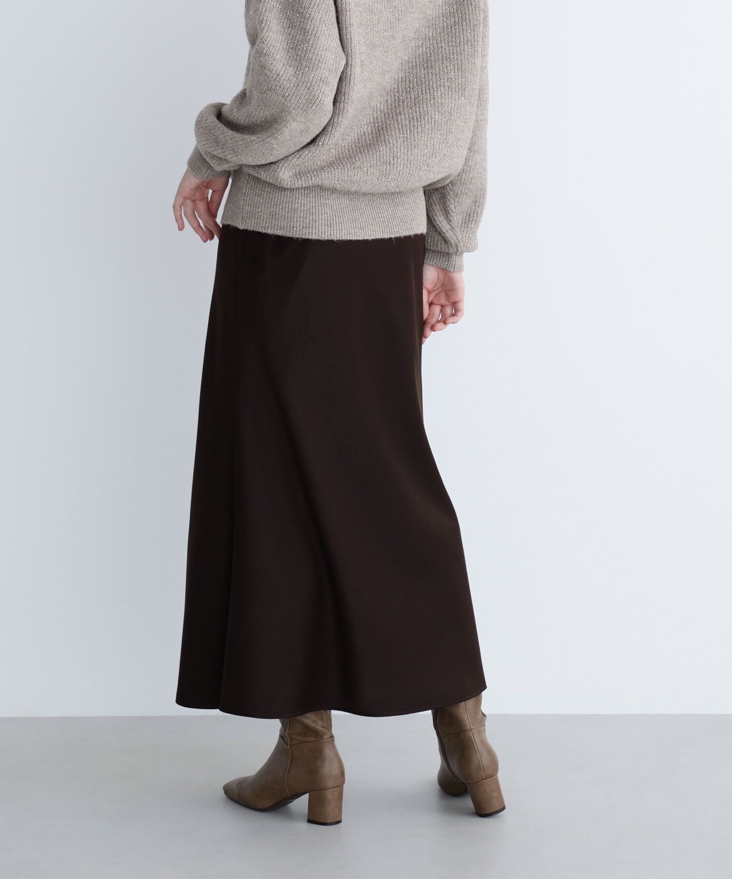  「バイアスサテンナロースカート」|スカート|