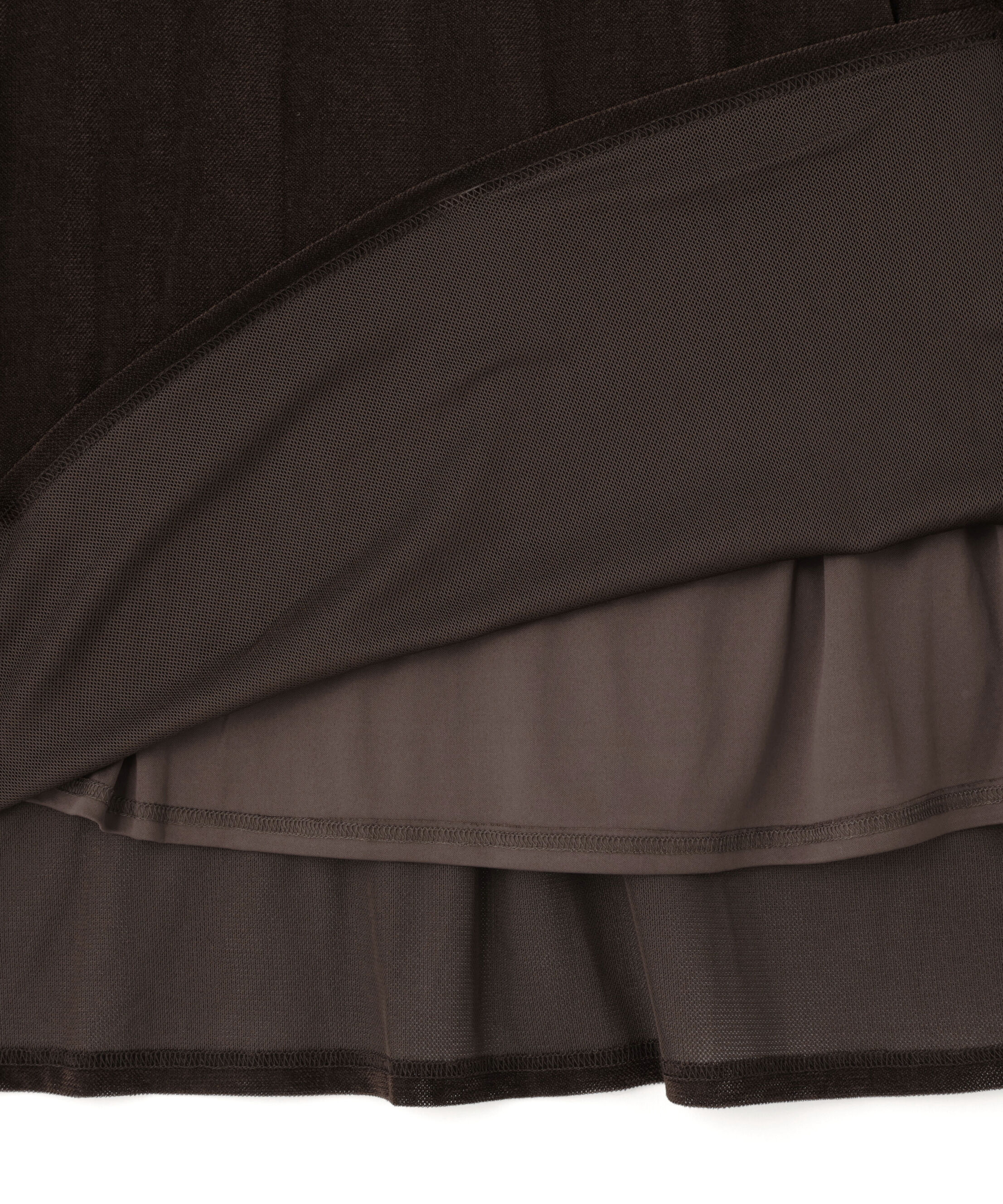  「ベロアライクナロースカート」|スカート|