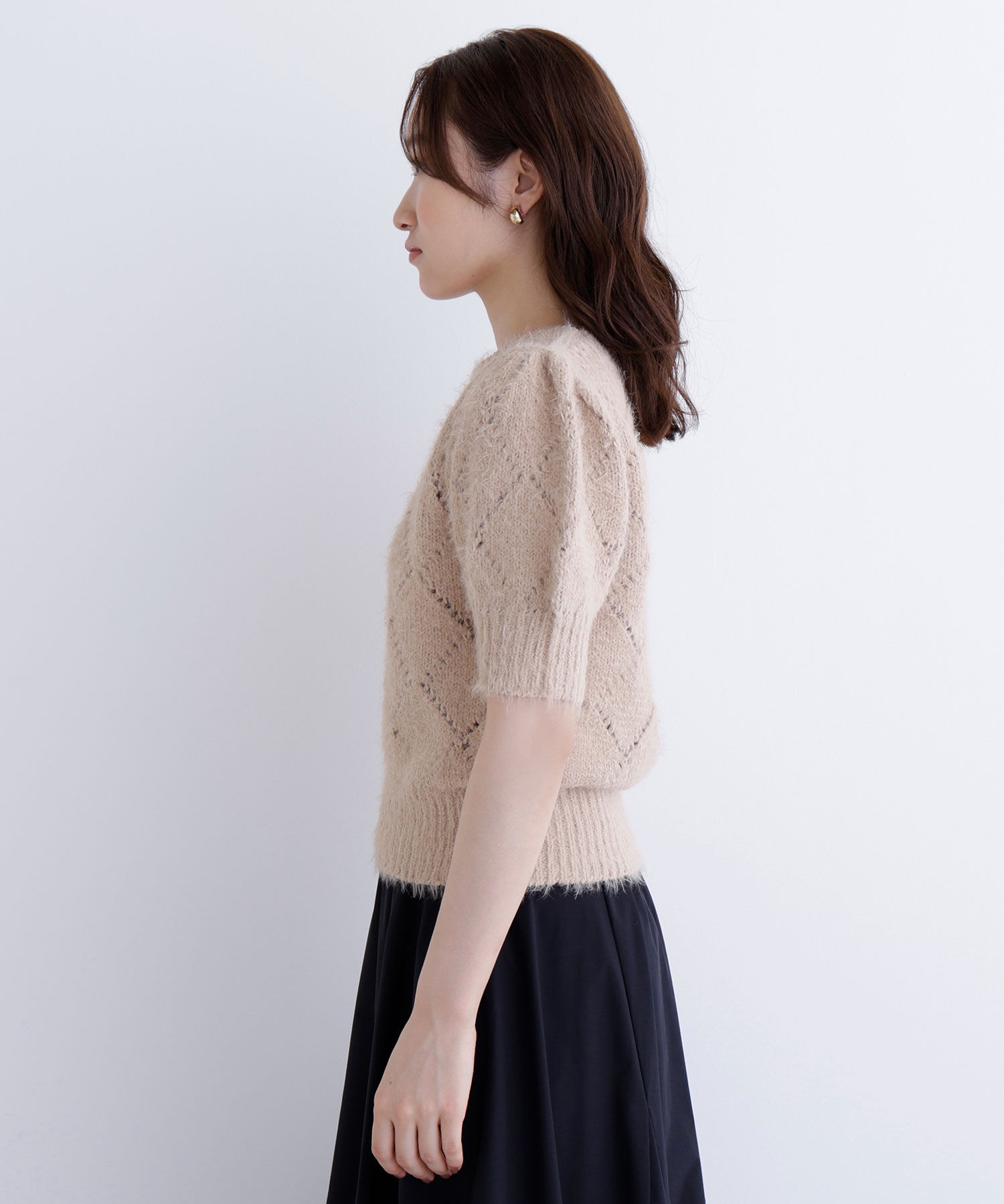  「シャギーアイレットニット」|ニット・セーター|