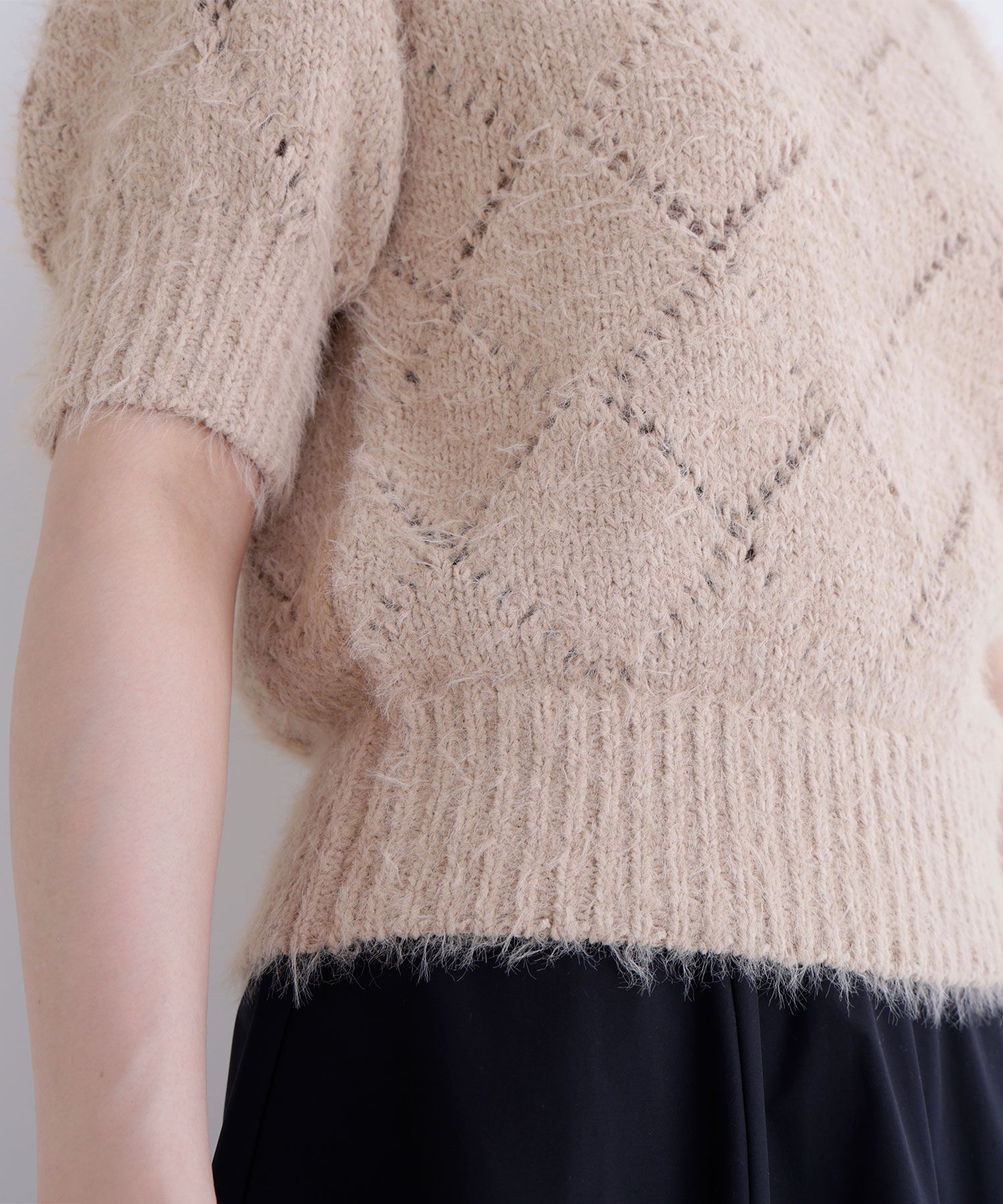  「シャギーアイレットニット」|ニット・セーター|