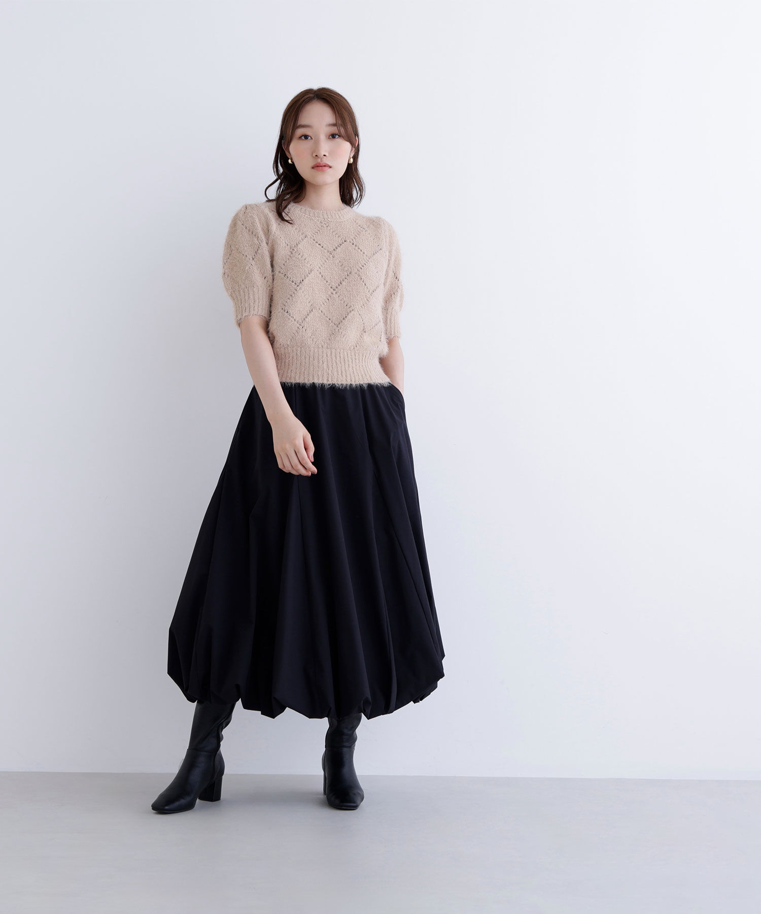  「シャギーアイレットニット」|ニット・セーター|