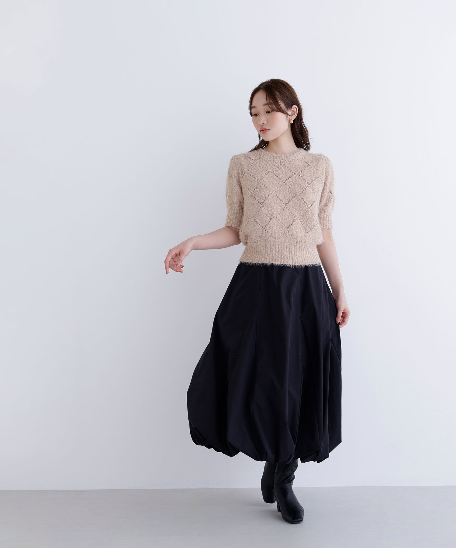  「シャギーアイレットニット」|ニット・セーター|