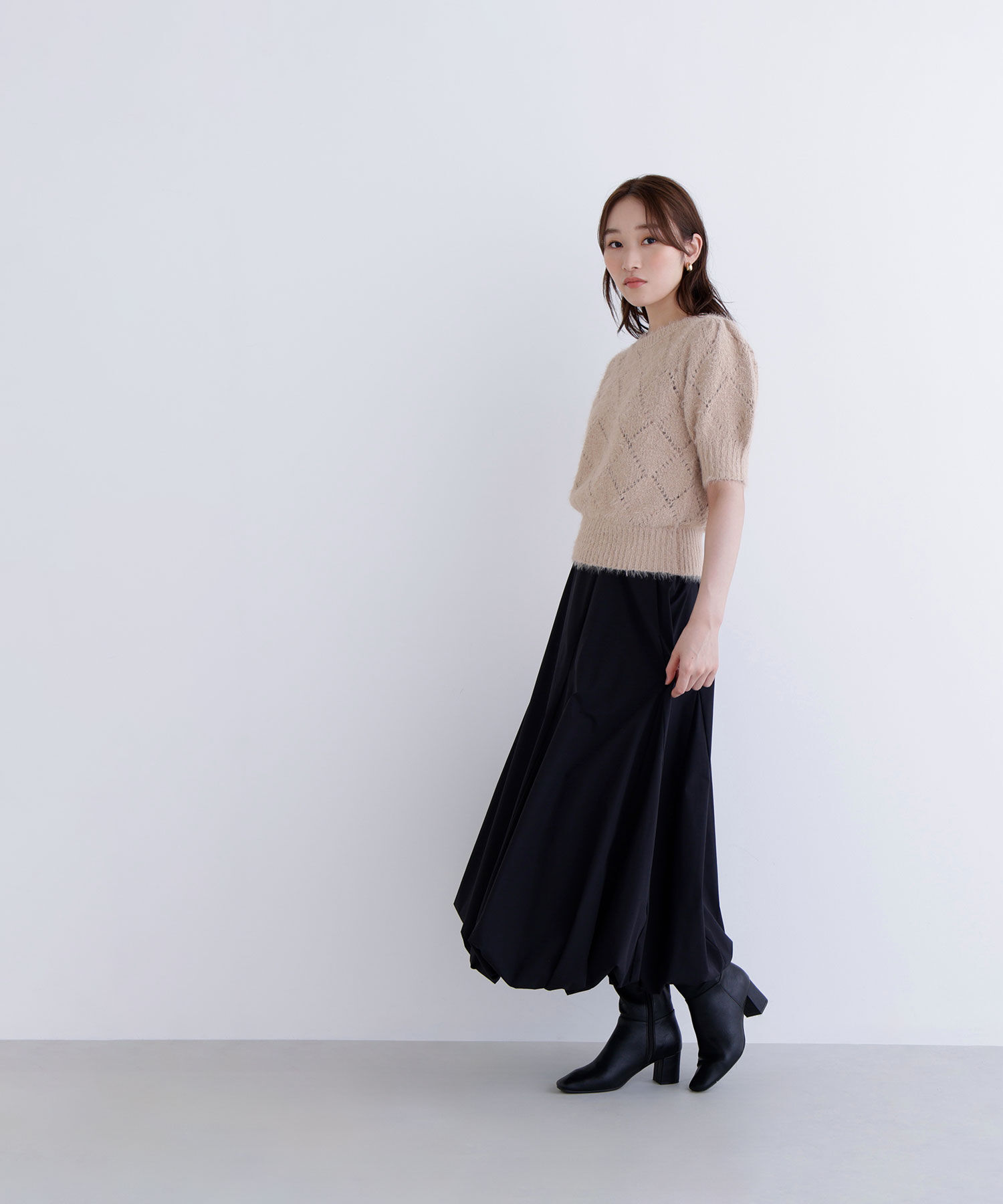  「シャギーアイレットニット」|ニット・セーター|