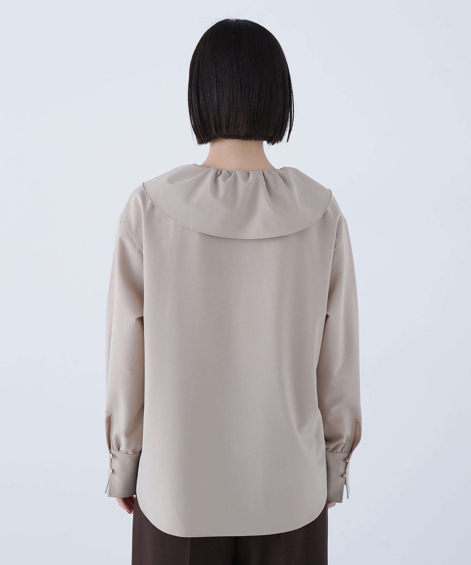  「デザインラッフルブラウス」|シャツ・ブラウス|