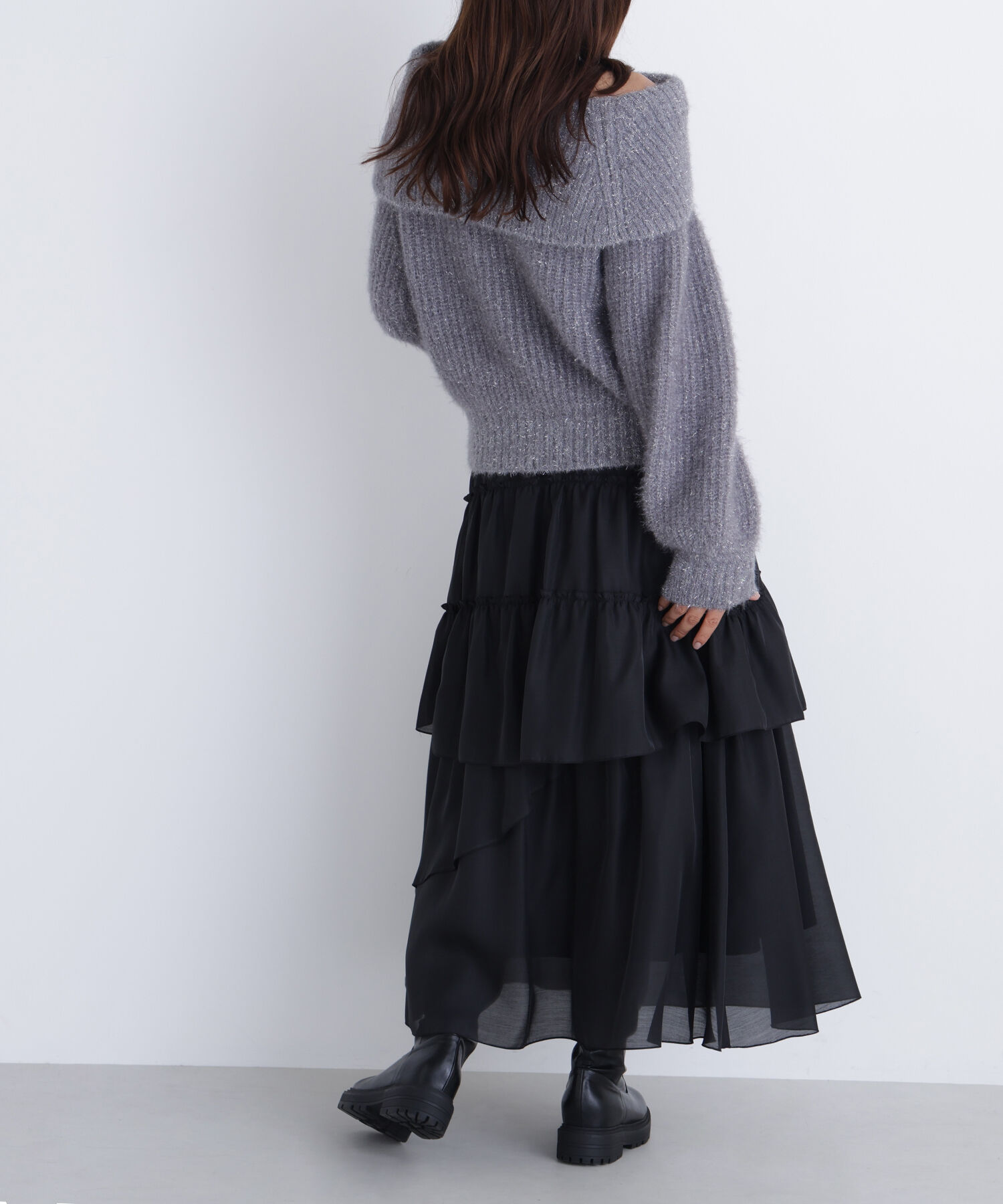  「ランダムティアードスカート」|スカート|