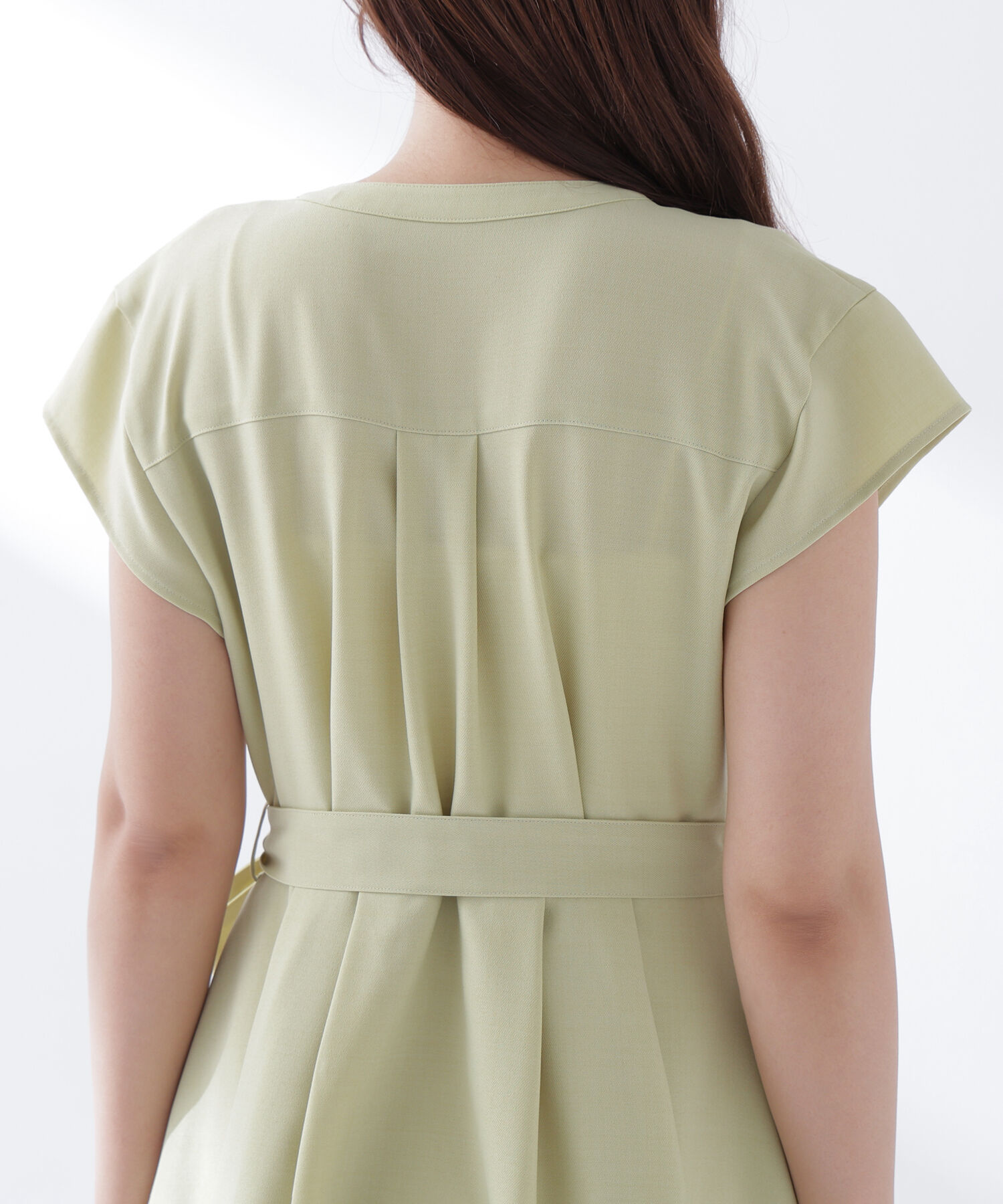  「スキッパーポケットシャツワンピース」|ワンピース|