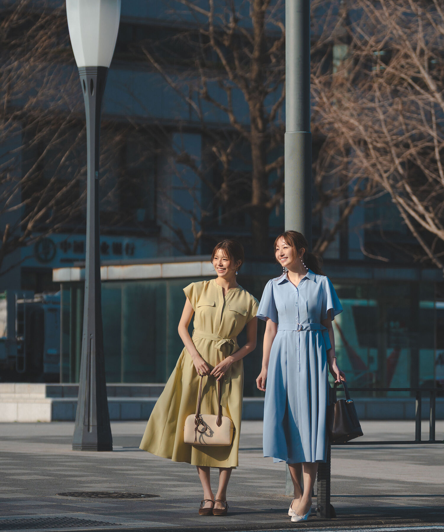  「スキッパーポケットシャツワンピース」|ワンピース|