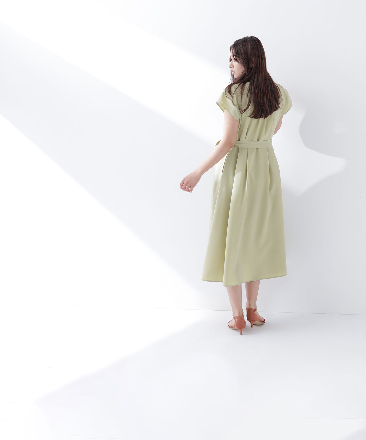  「スキッパーポケットシャツワンピース」|ワンピース|