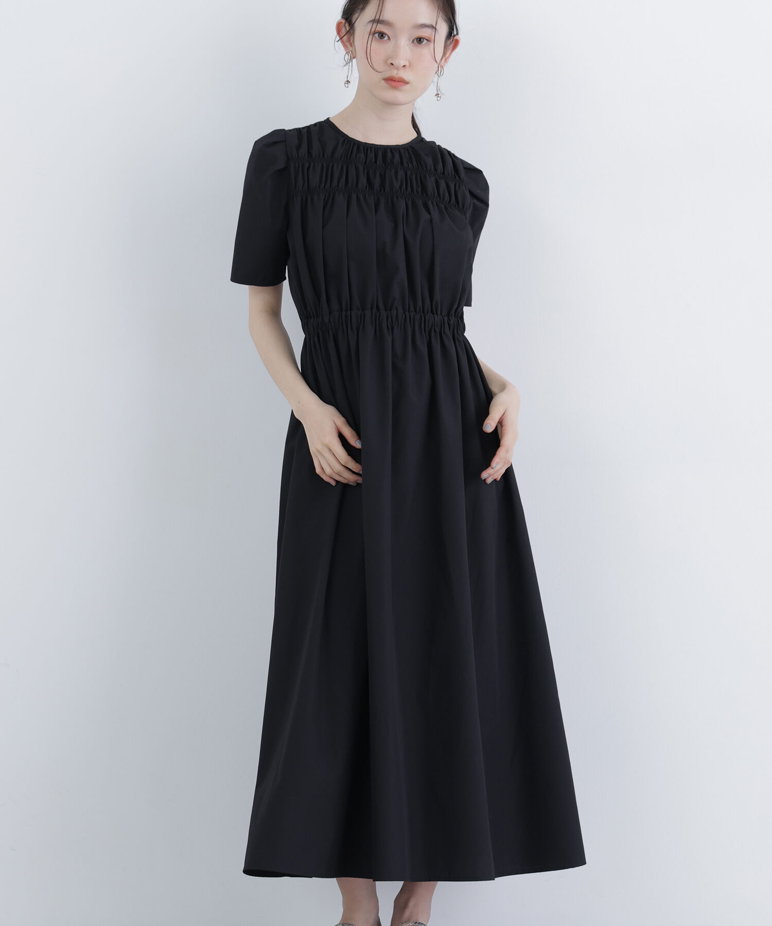  「〈N.〉ローンタックショルダーワンピース」|ワンピース|