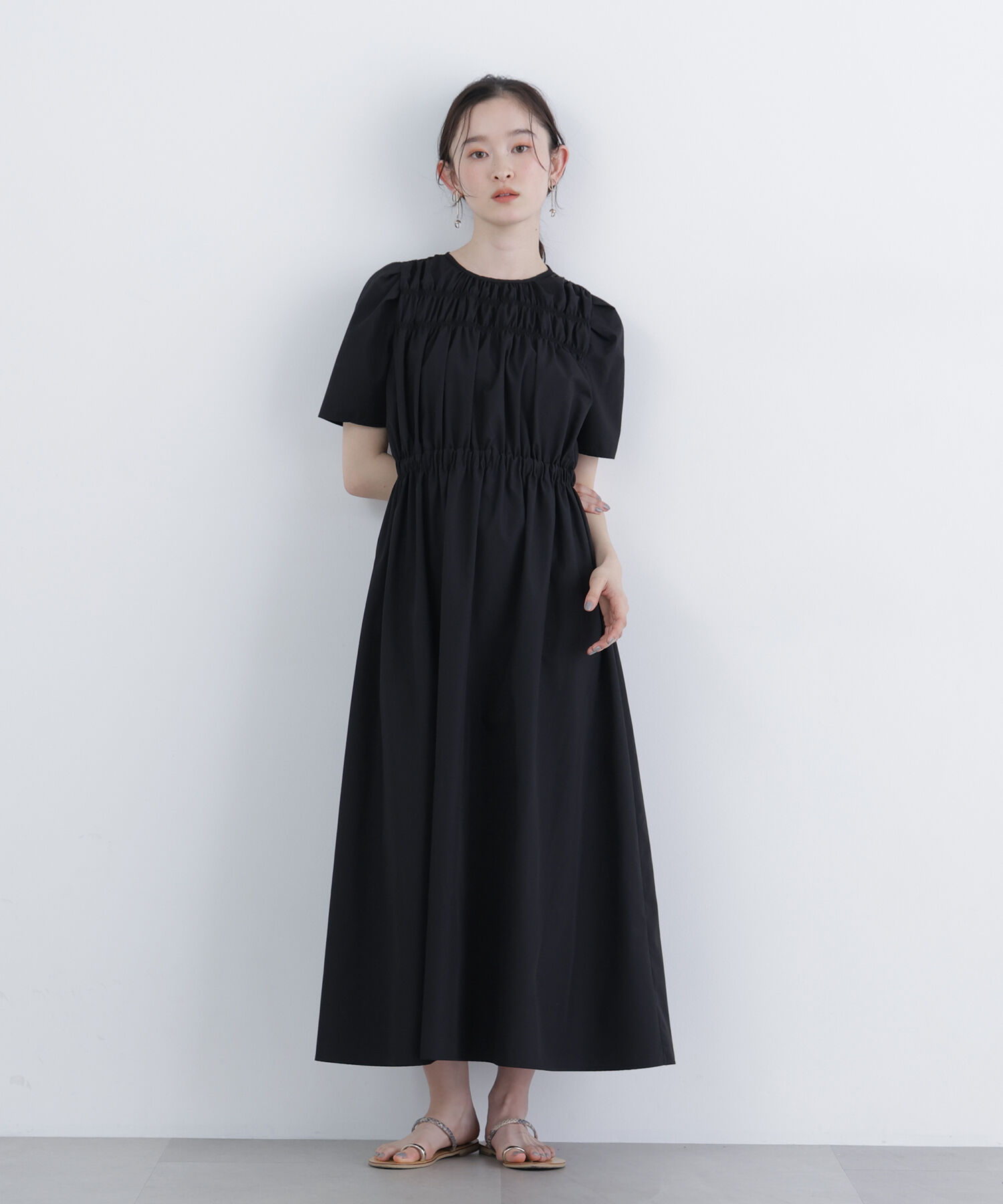  「〈N.〉ローンタックショルダーワンピース」|ワンピース|