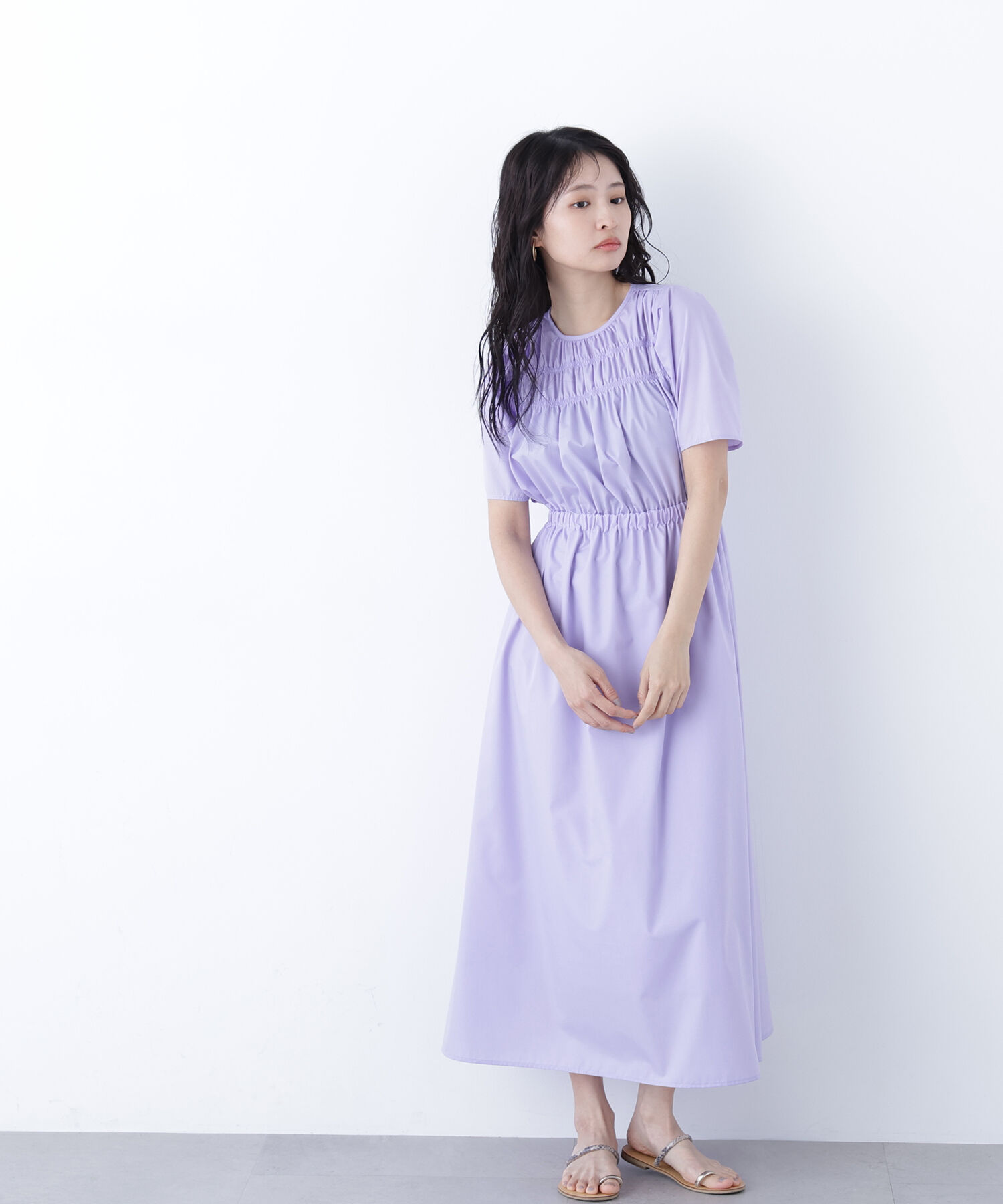  「〈N.〉ローンタックショルダーワンピース」|ワンピース|