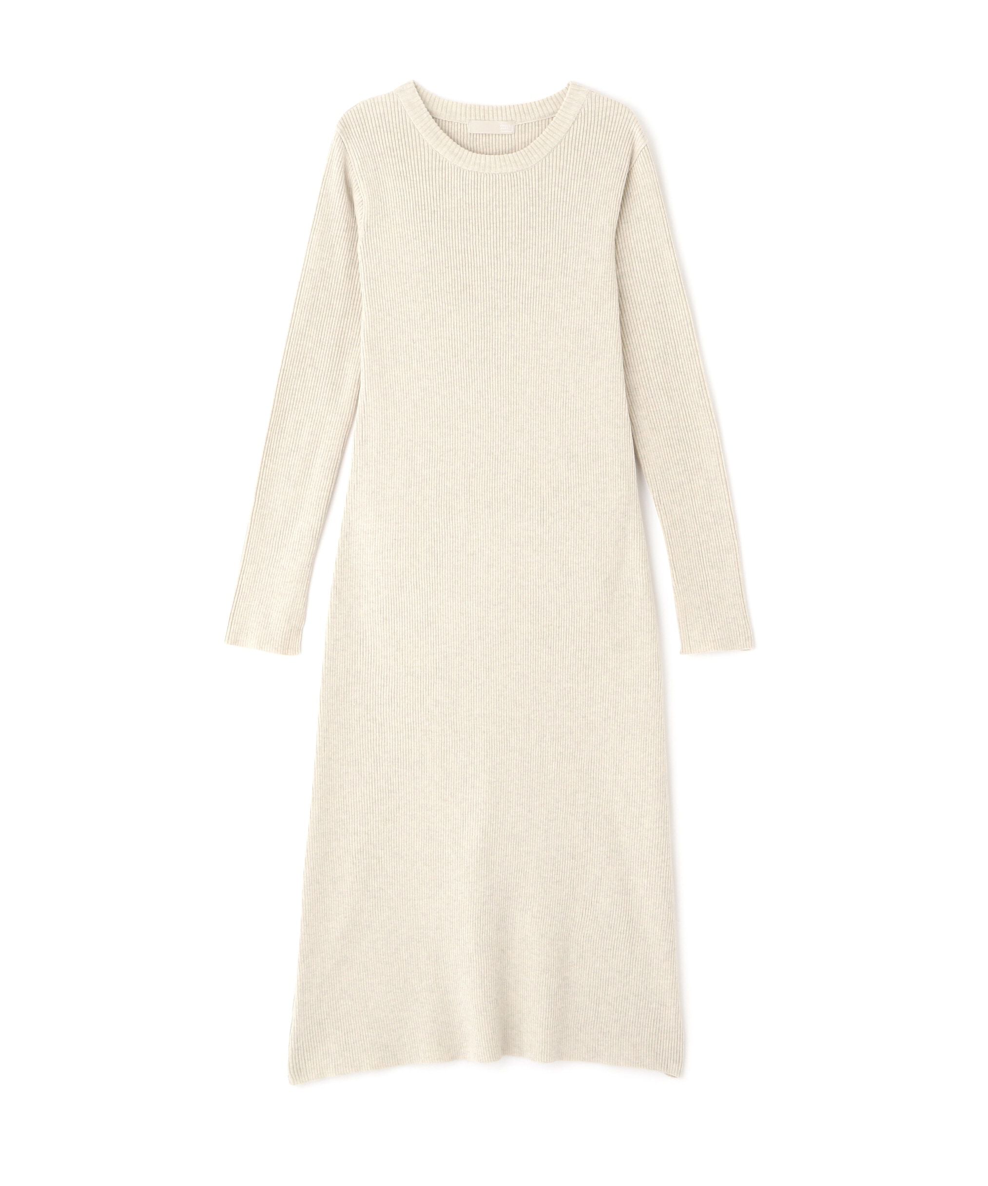  「リブニットロングワンピース」|ワンピース|