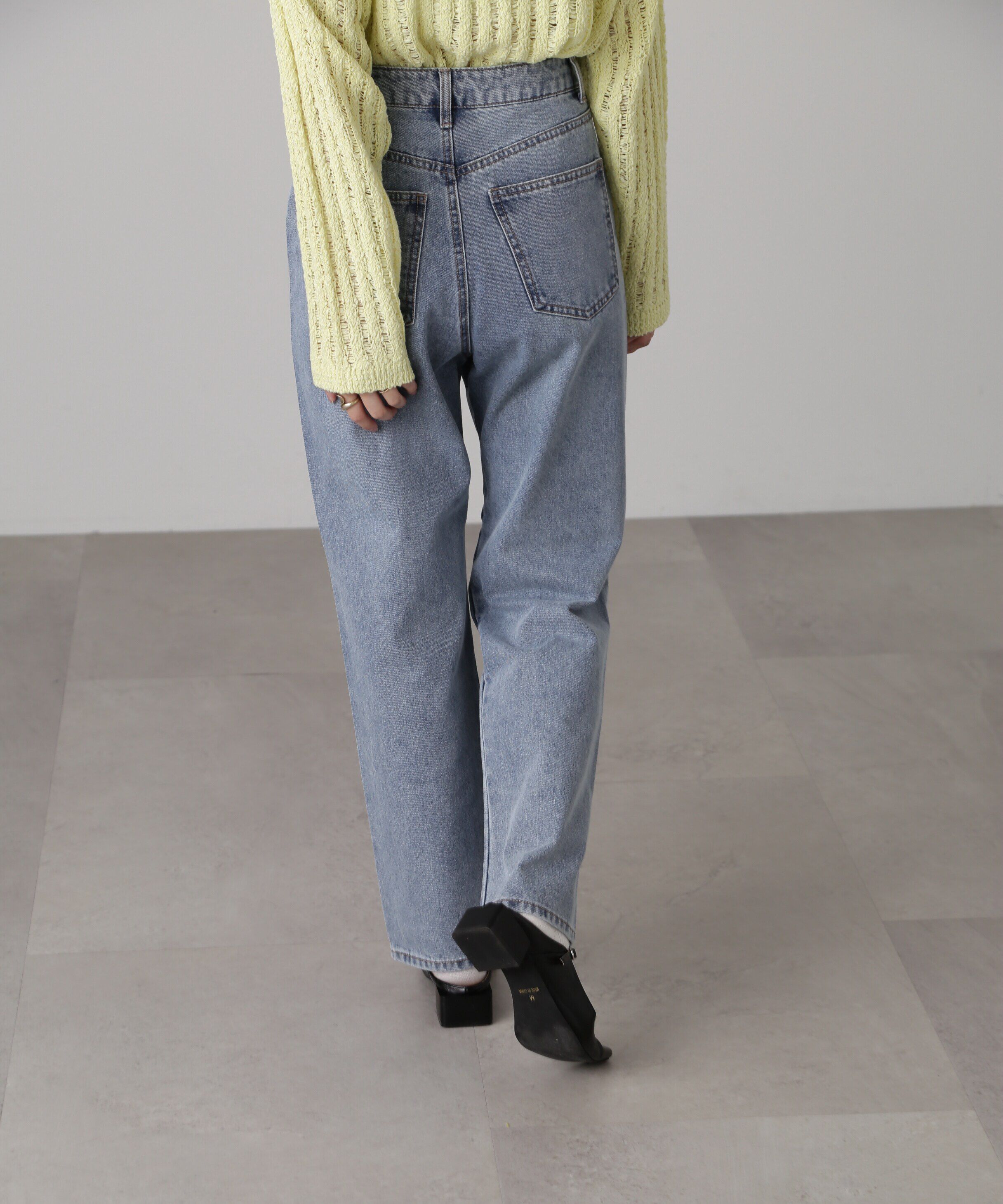  「[低身長サイズ/Sシリーズ]ニーカットストレートデニムパンツ」|その他|