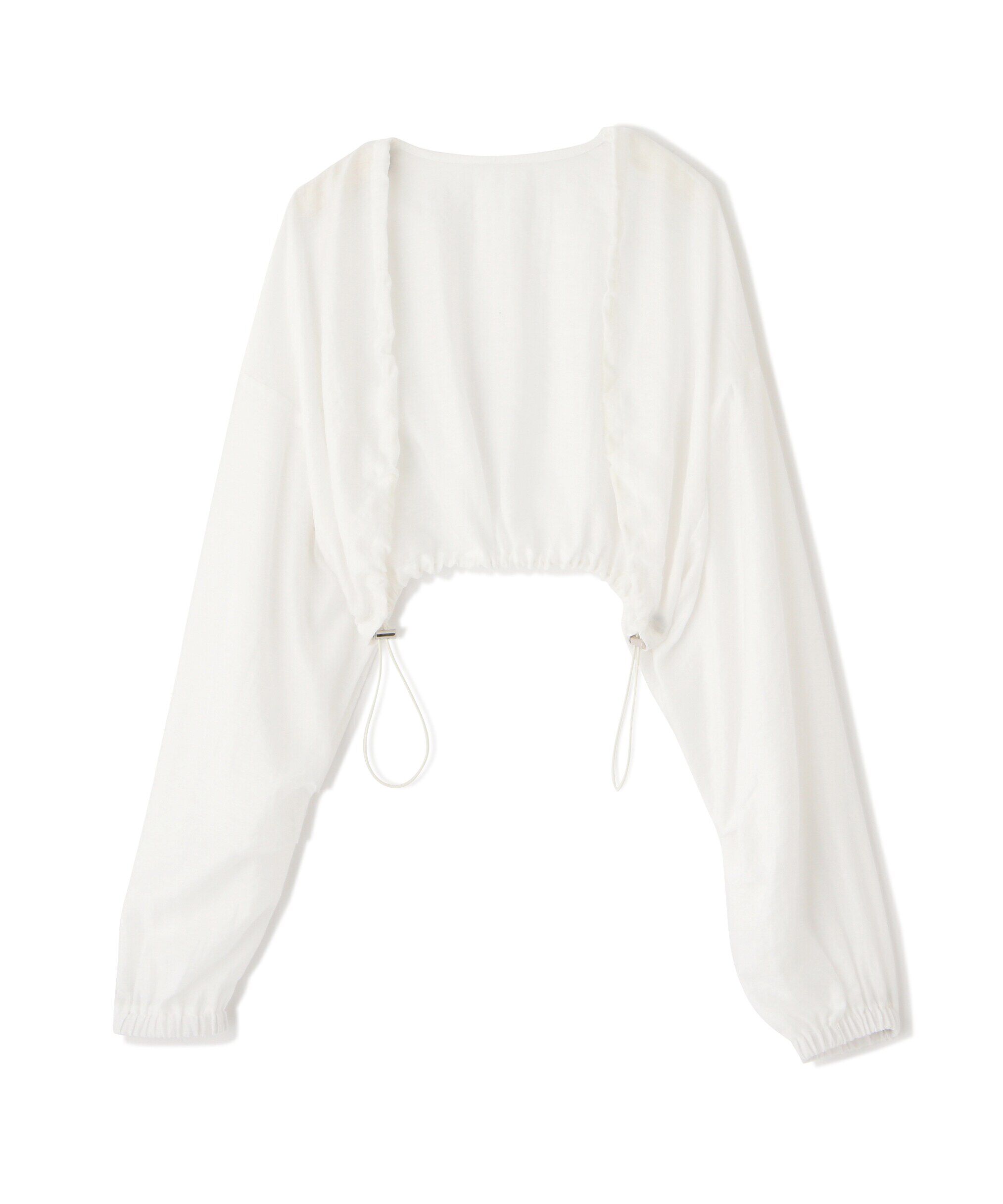  「ドロストショート丈ボレロ」|シャツ・ブラウス|