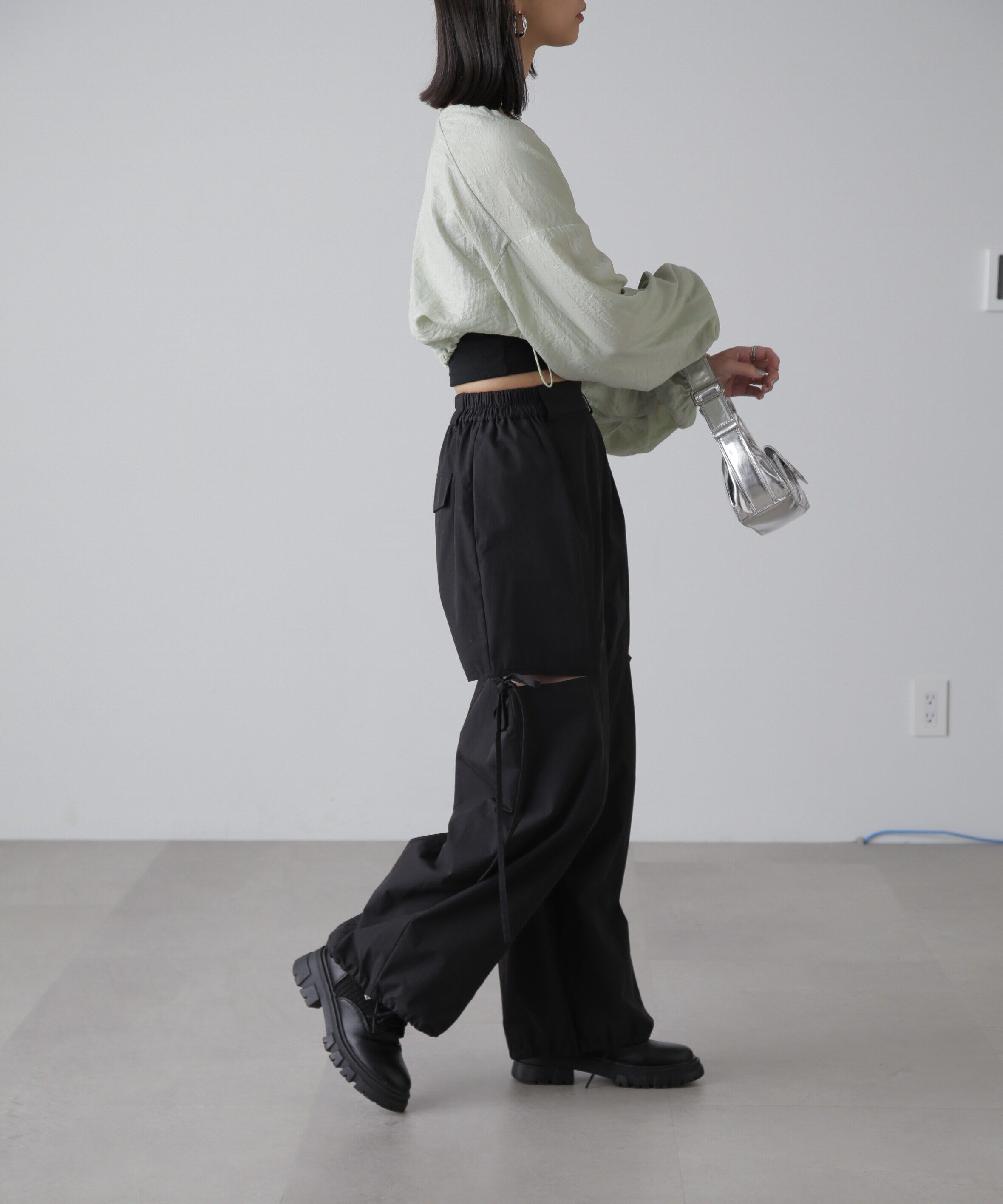  「ドロストショート丈ボレロ」|シャツ・ブラウス|