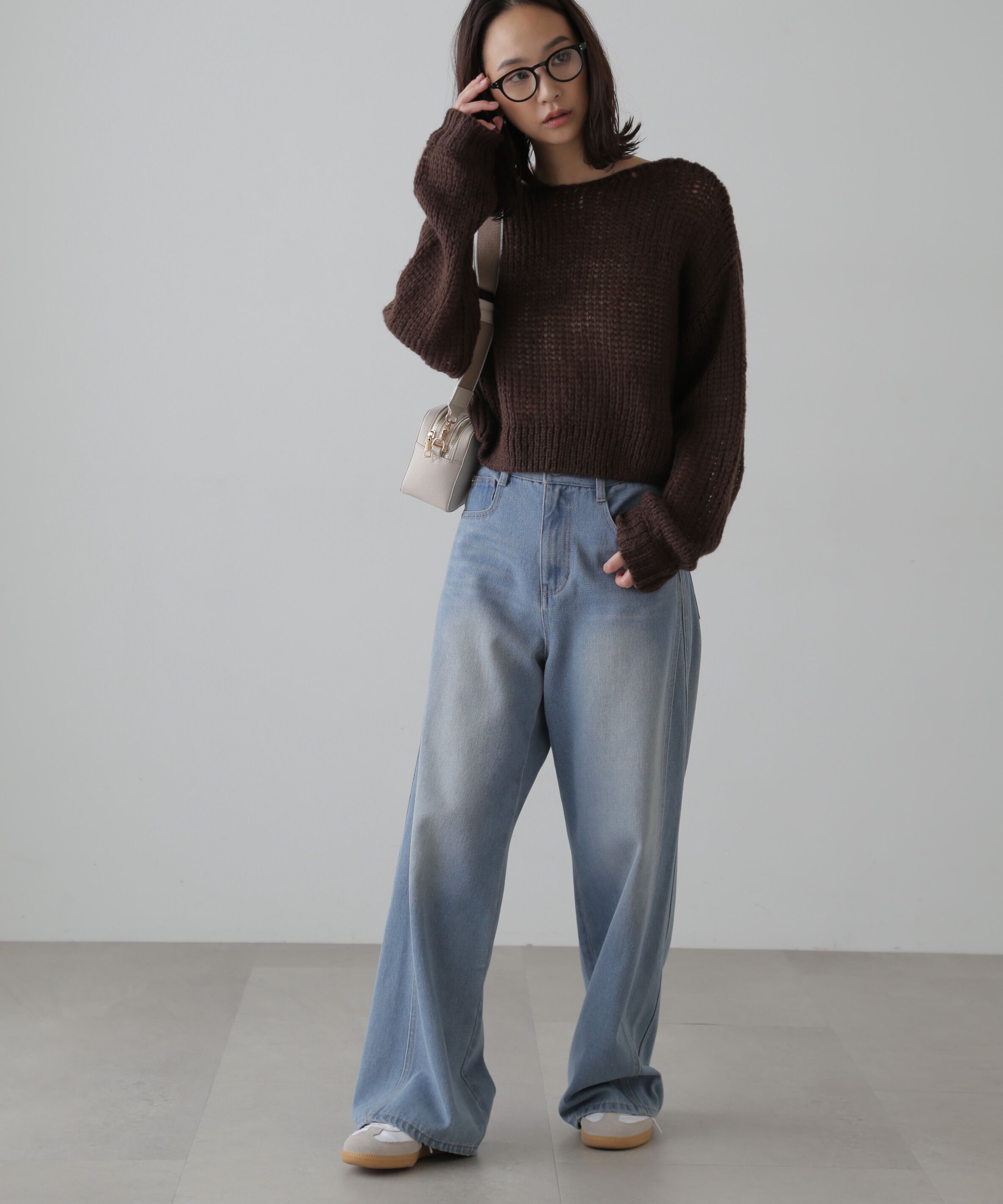  「シアーモヘヤライクニット」|ニット・セーター|