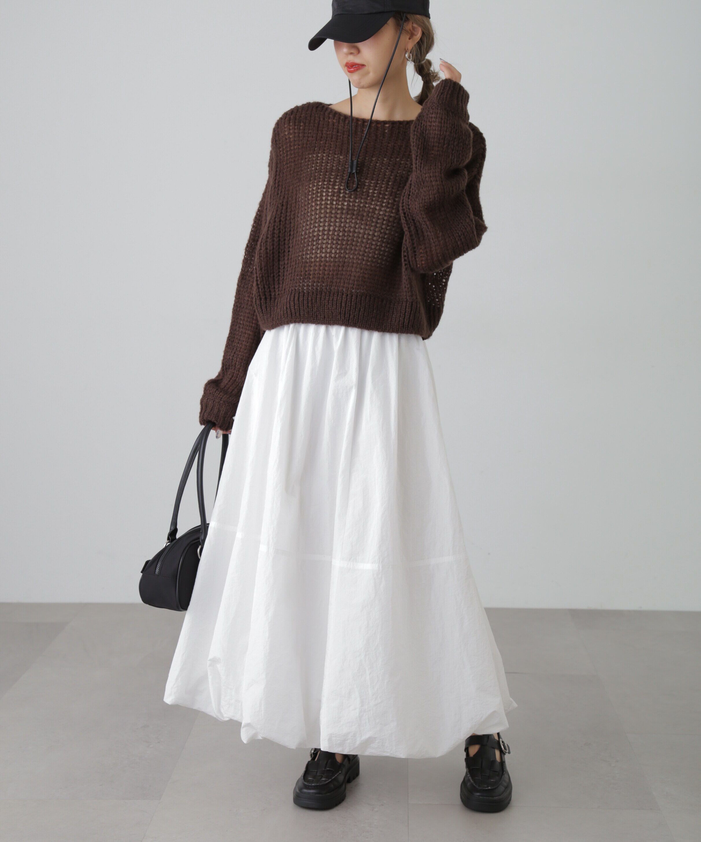  「シアーモヘヤライクニット」|ニット・セーター|